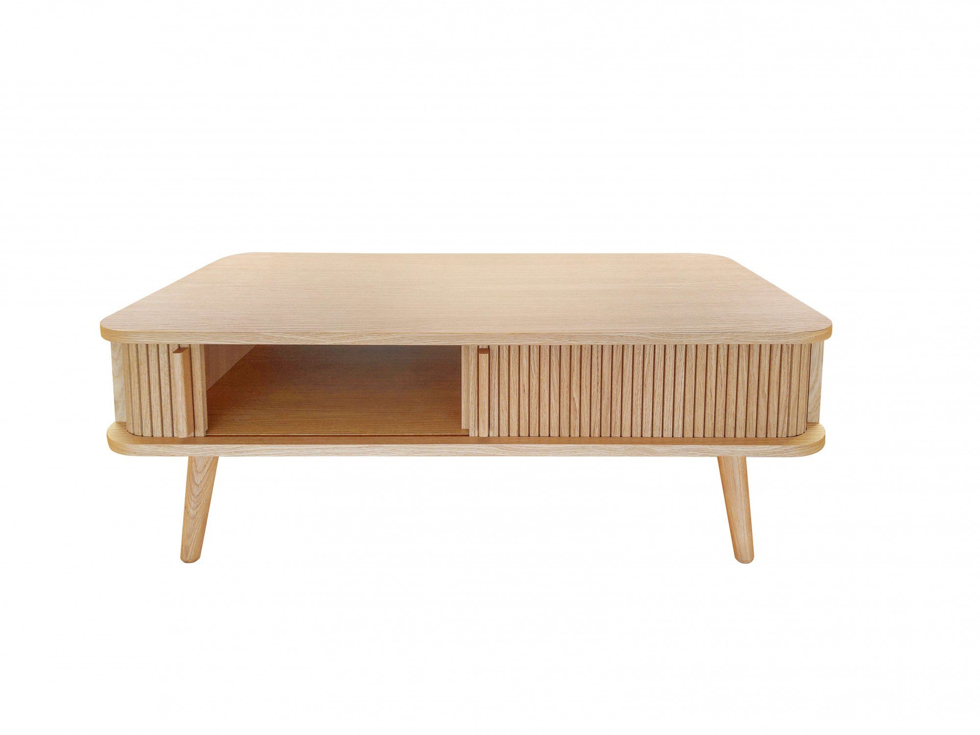Woodman Salontafel Rove uniek ontwerp, gedeeltelijk massief, breedte 107 cm