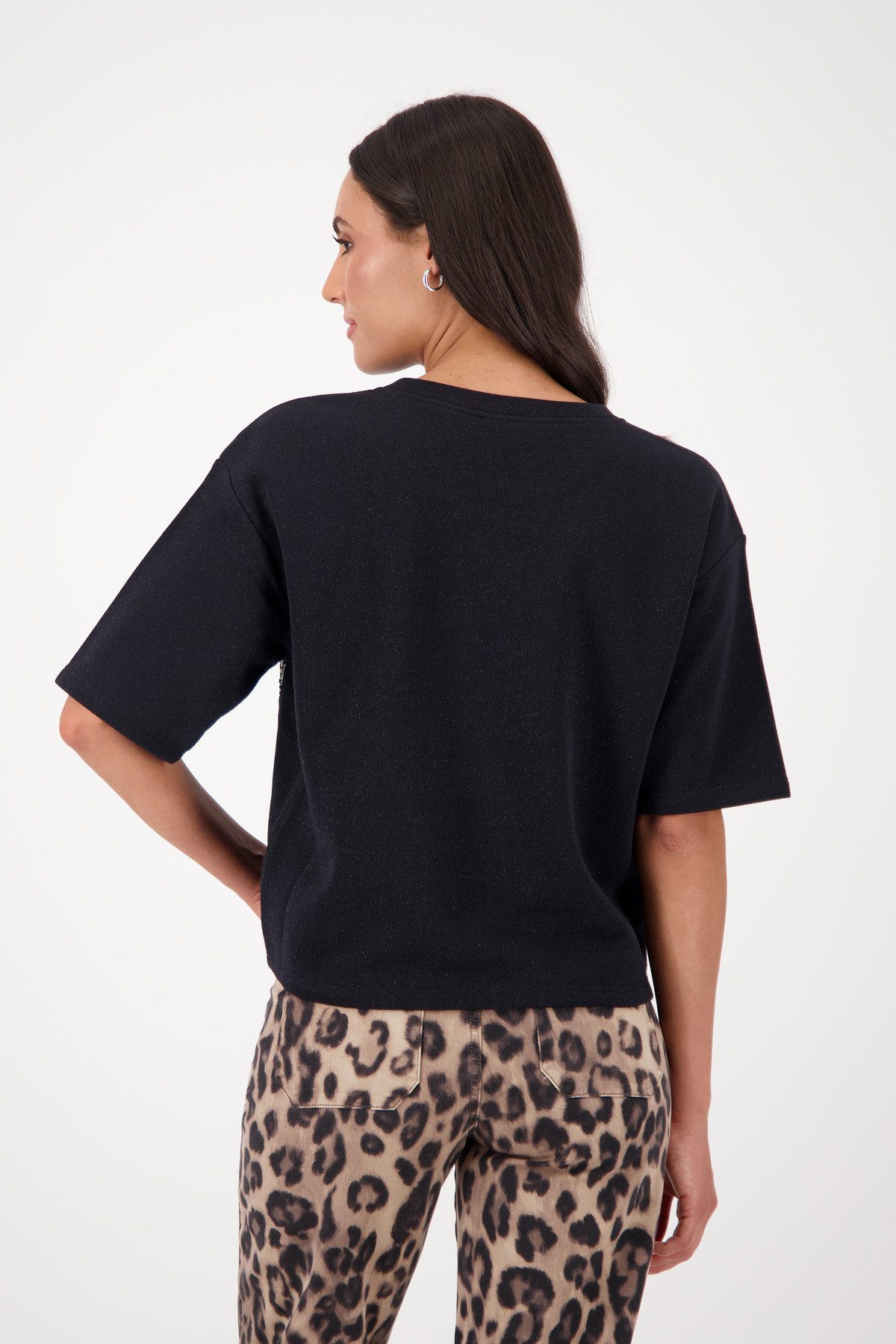 Monari Sweatshirt pailletten sieraad