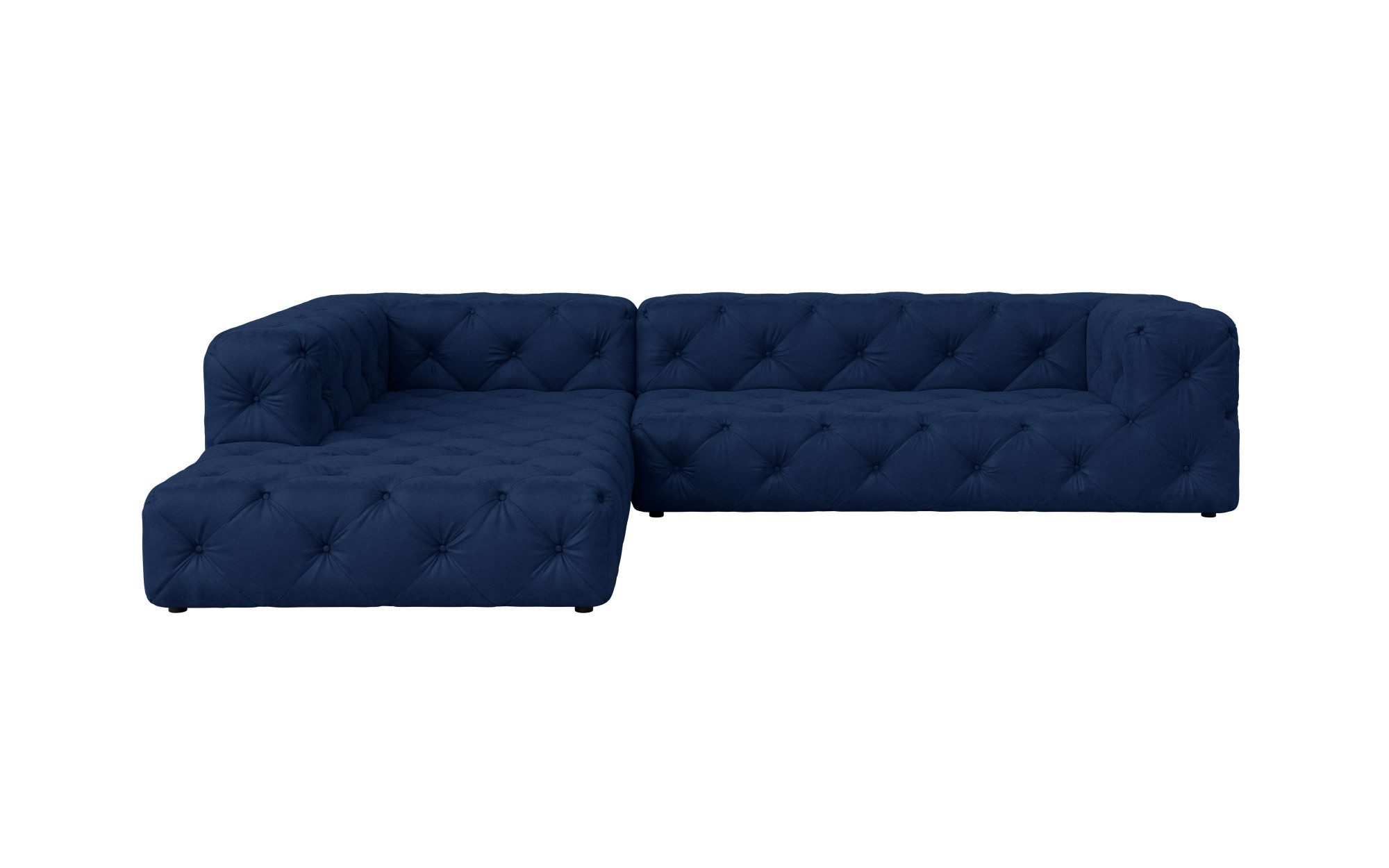 Places of Style Hoekbank FOLLINA L-vorm, met klassieke Chesterfield-knoopstiksels