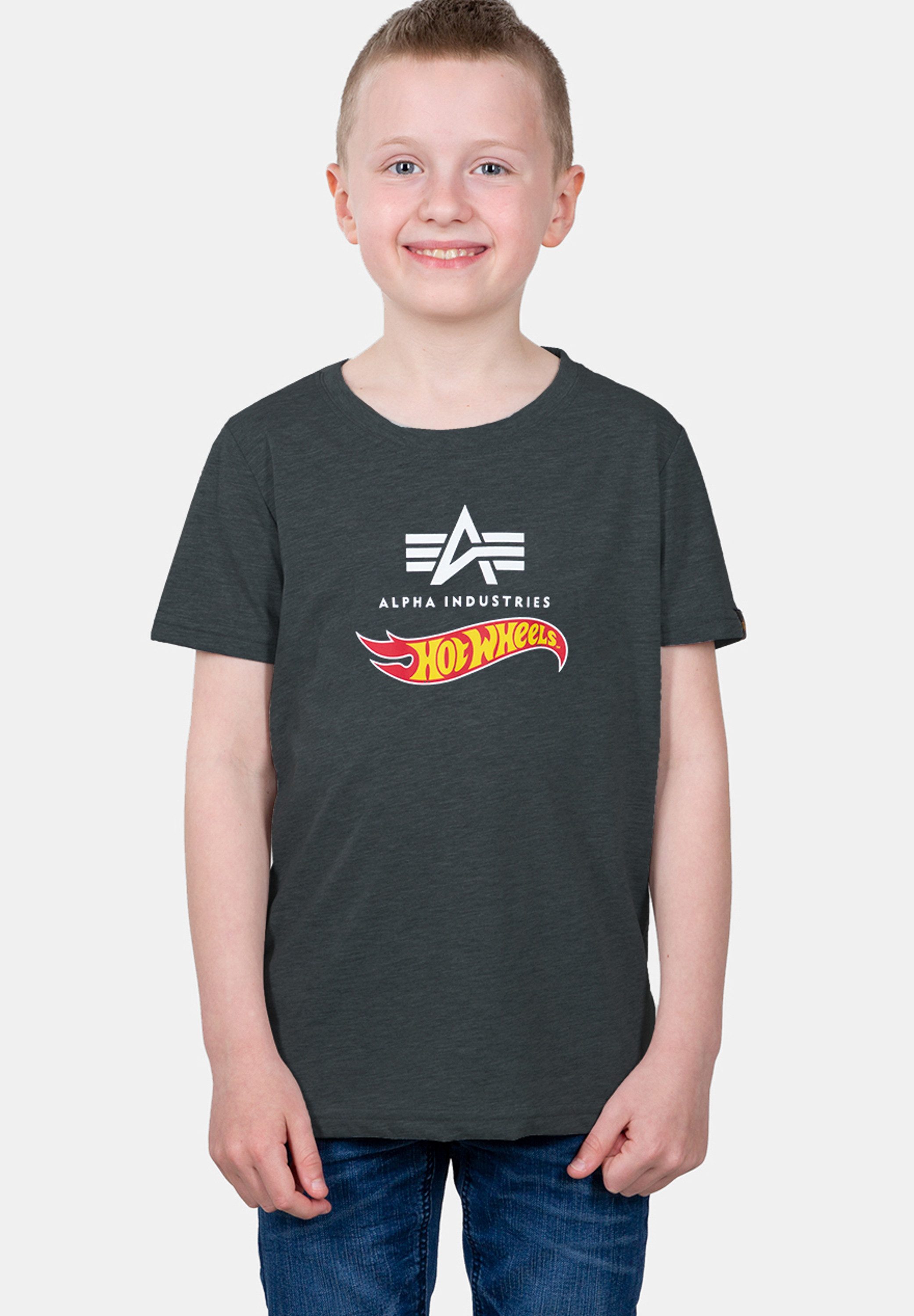 Alpha Industries Longsleeve  Kids - T-Shirts Hot Wheels Flag T Kids/Teens