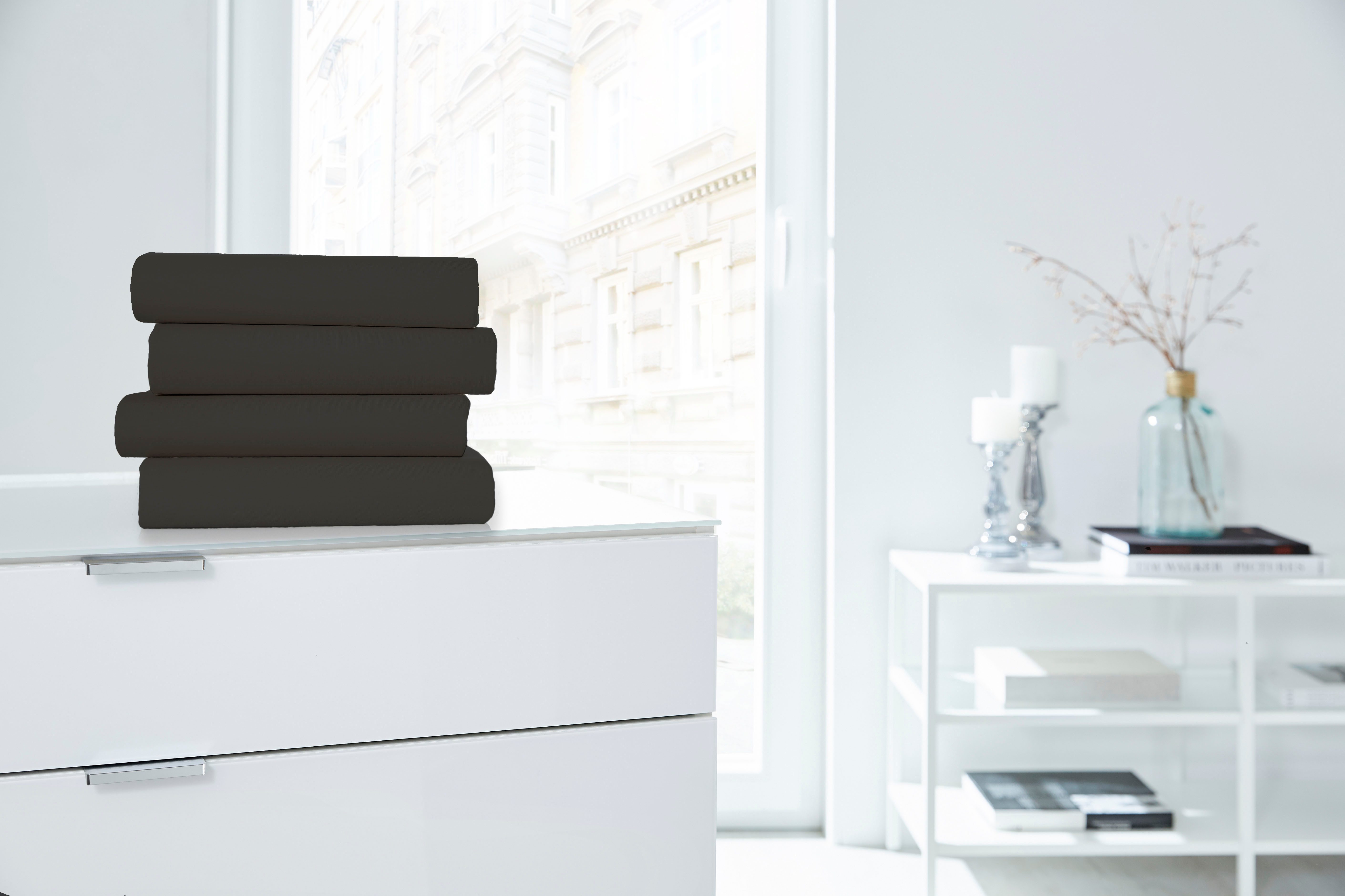 Primera Hoeslaken Elastaan-getwijnd jersey topmatras Van 95% gekamd katoen en 5% elastaan (1 stuk)