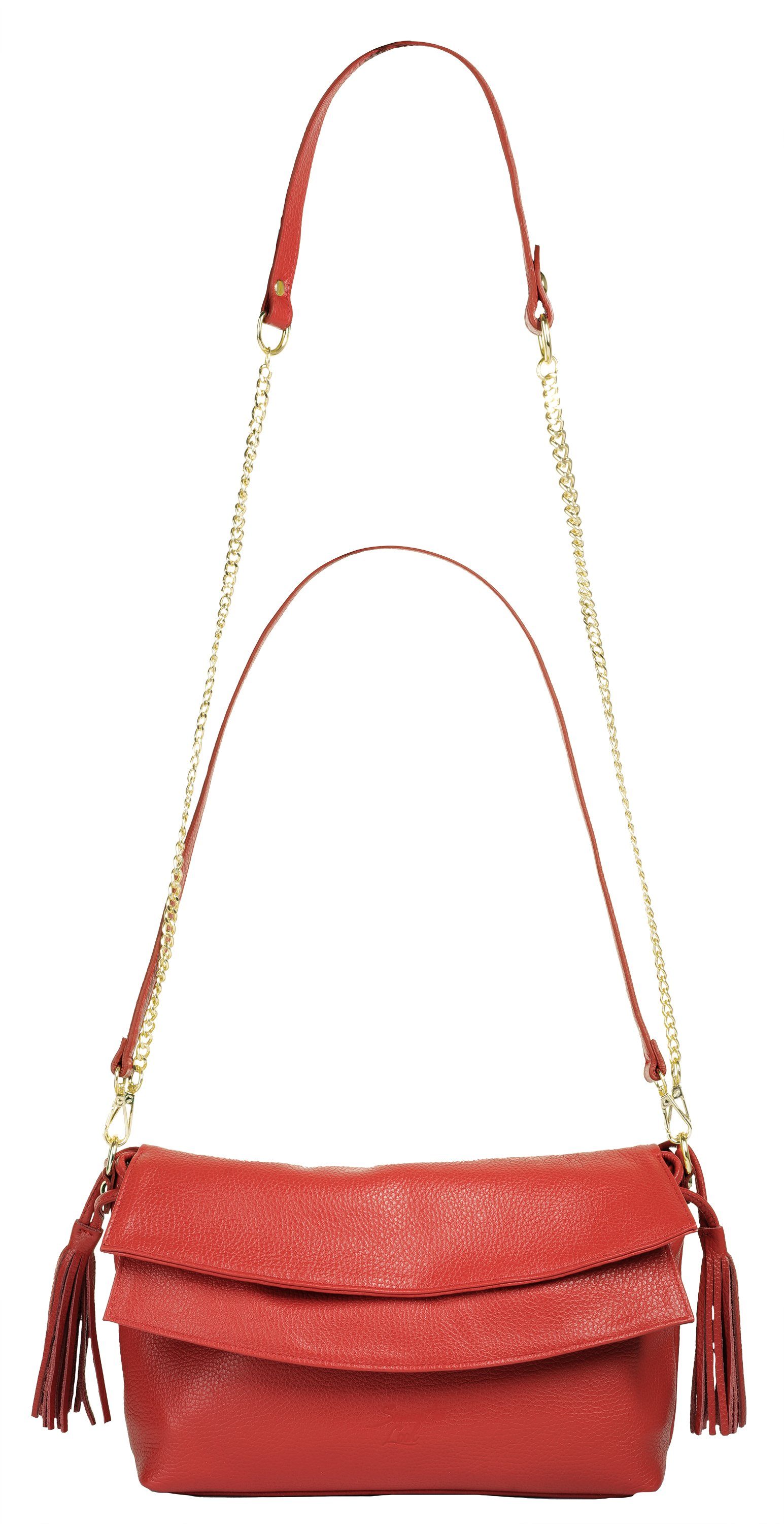 Samantha Look Schoudertas echt leer, made in italy