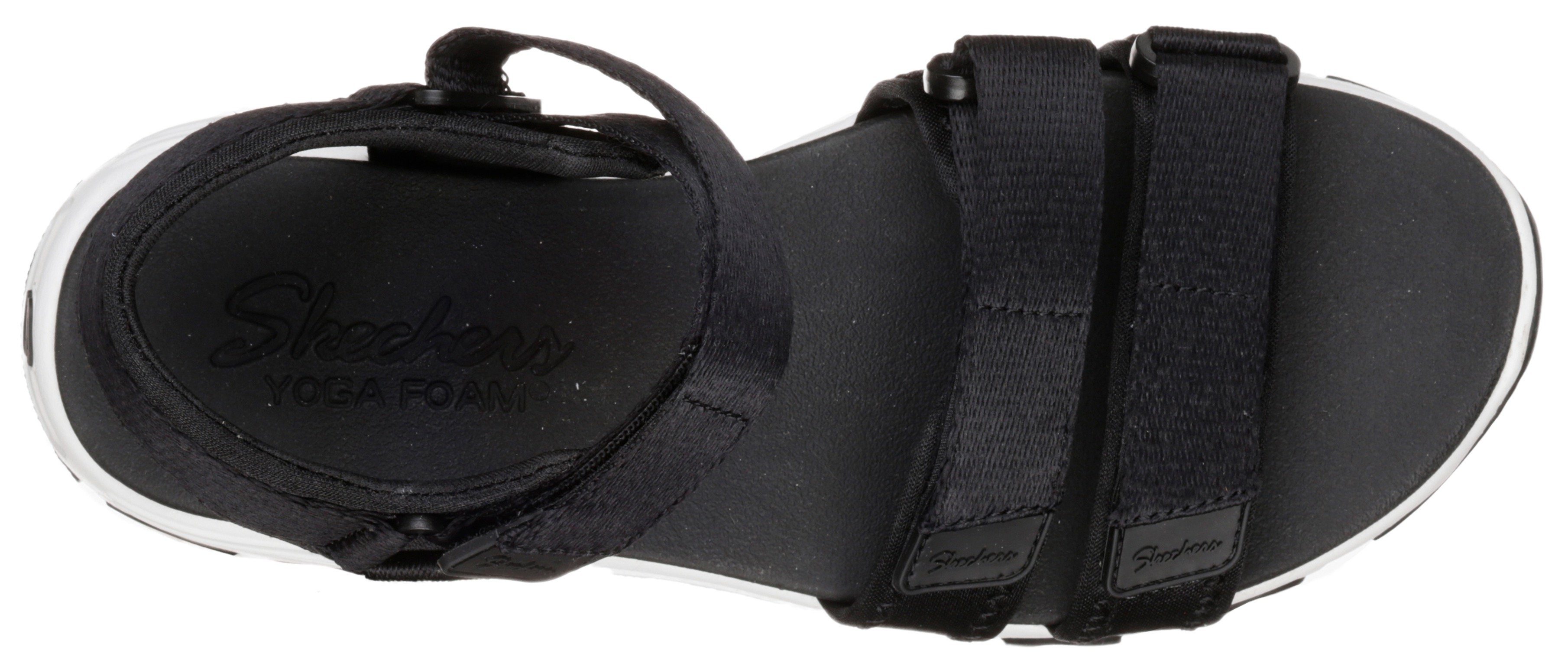 Skechers Sandalen D'LITES-FRESH CATCH , zomerschoen, sandaal, klittenbandschoen, met yoga foam