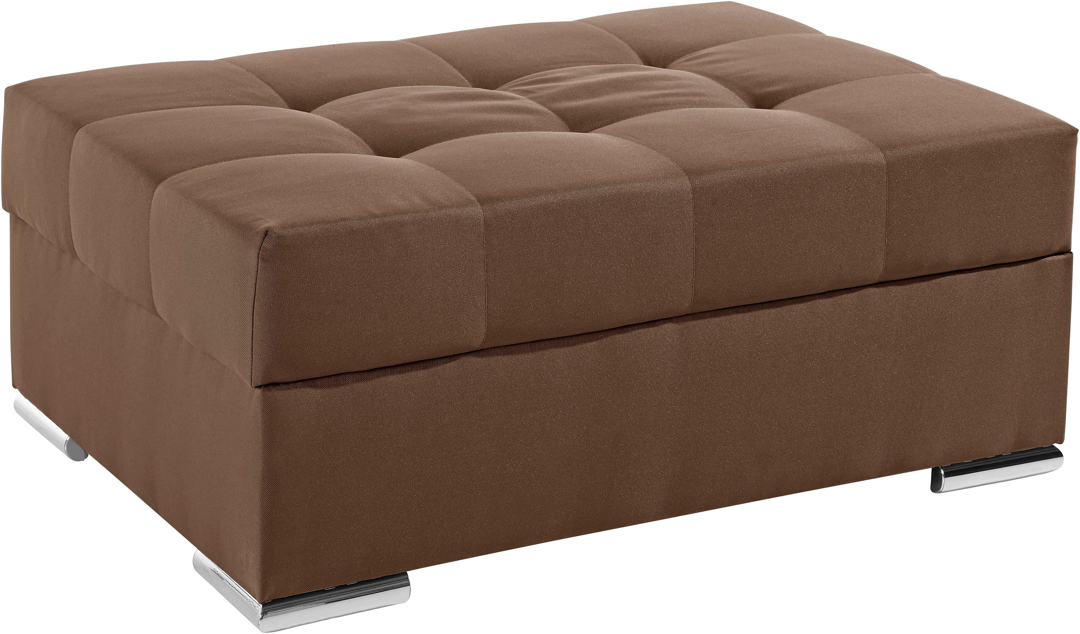 COLLECTION AB Hocker JOSY met comfortabele binnenvering, naar wens te combineren
