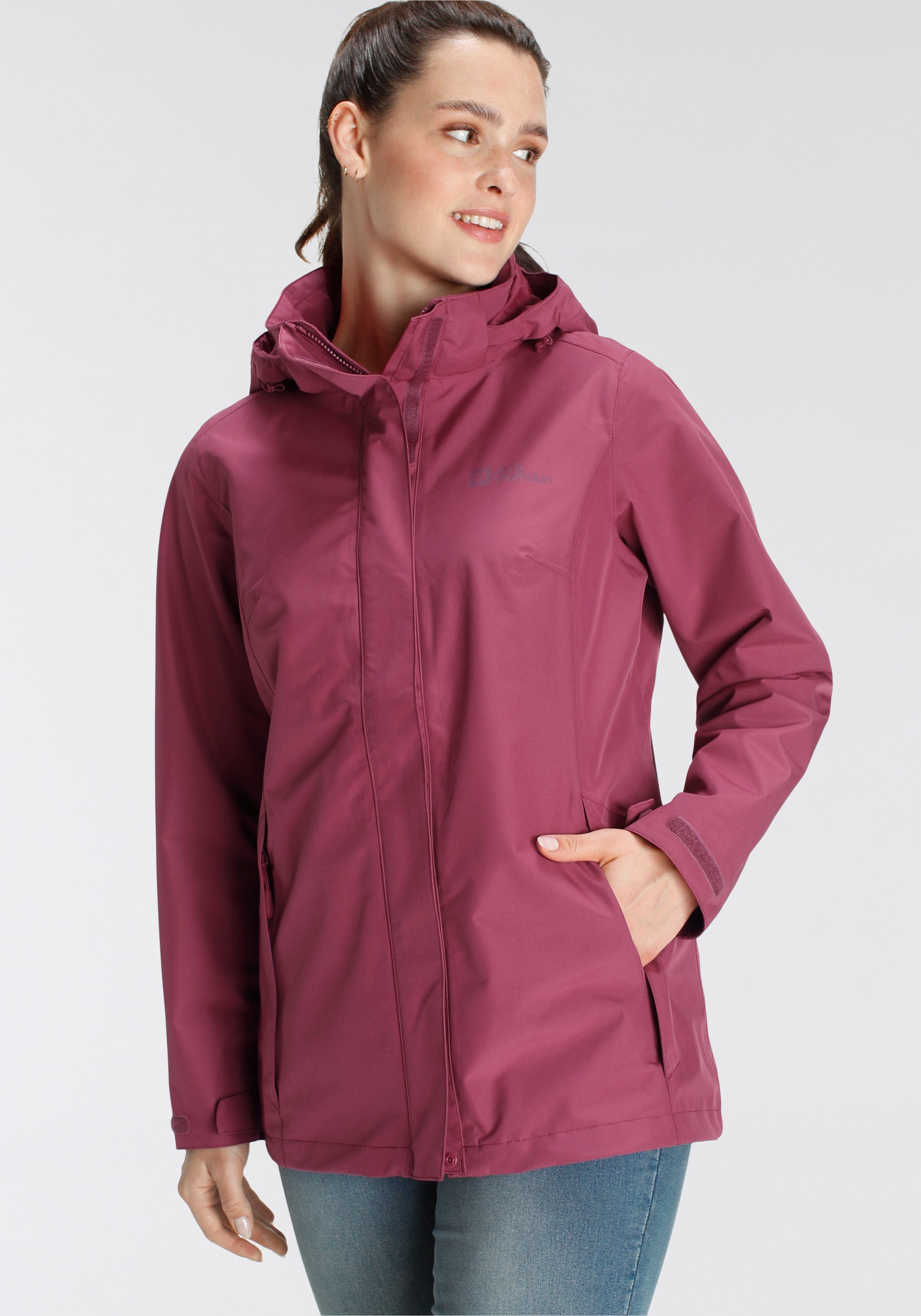 Jack Wolfskin Functioneel jack TOCORA JACKET WOMEN Waterdicht & winddicht & ademend