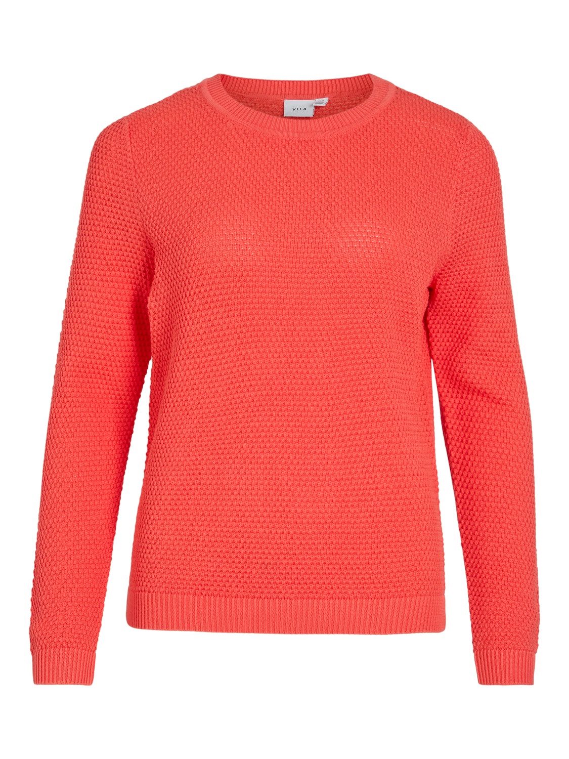 Vila Trui met ronde hals VIDALO O-NECK L/S KNIT TOP- NOOS