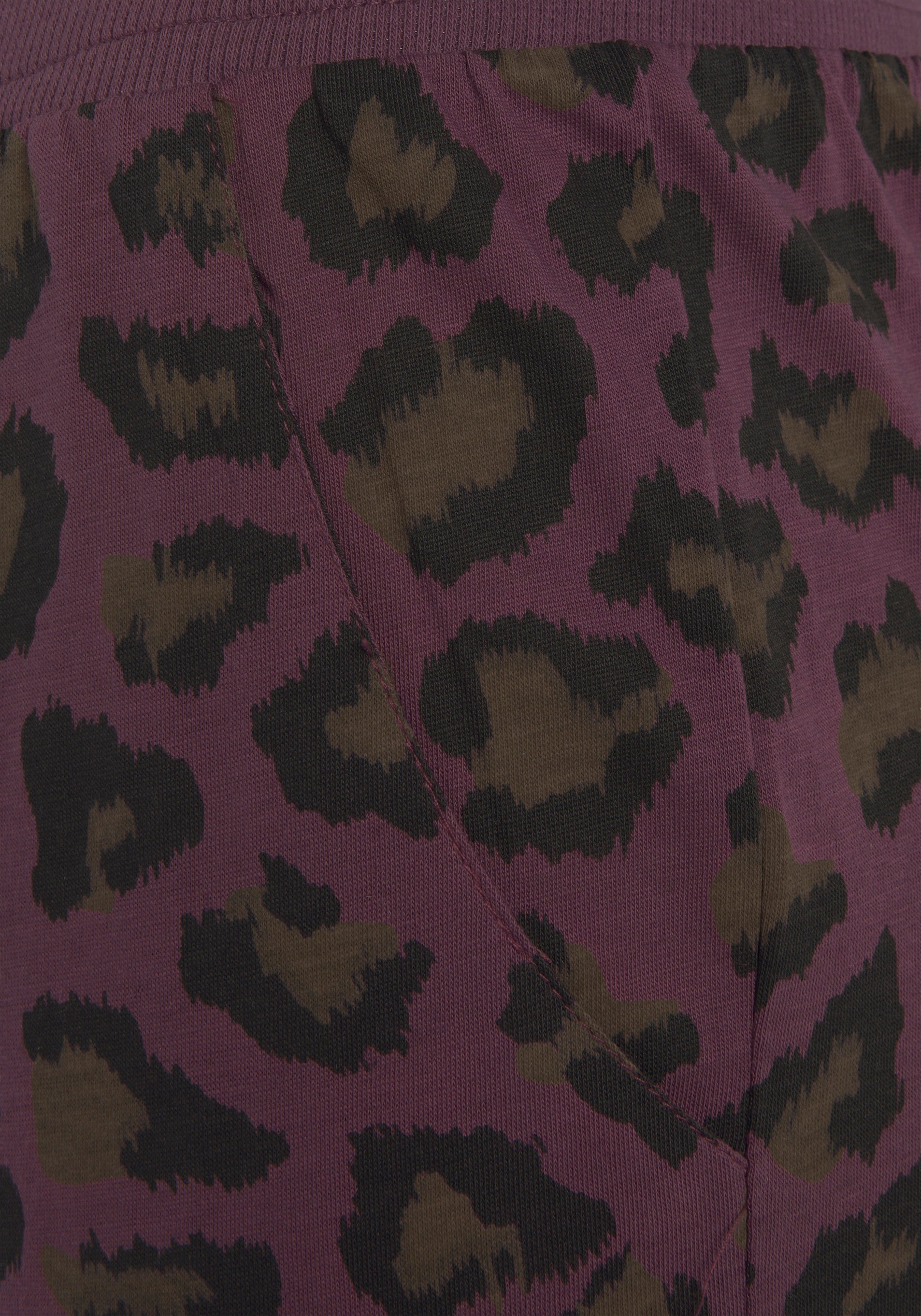 Vivance Dreams Pyjama met tonale dierenprint (2-delig)
