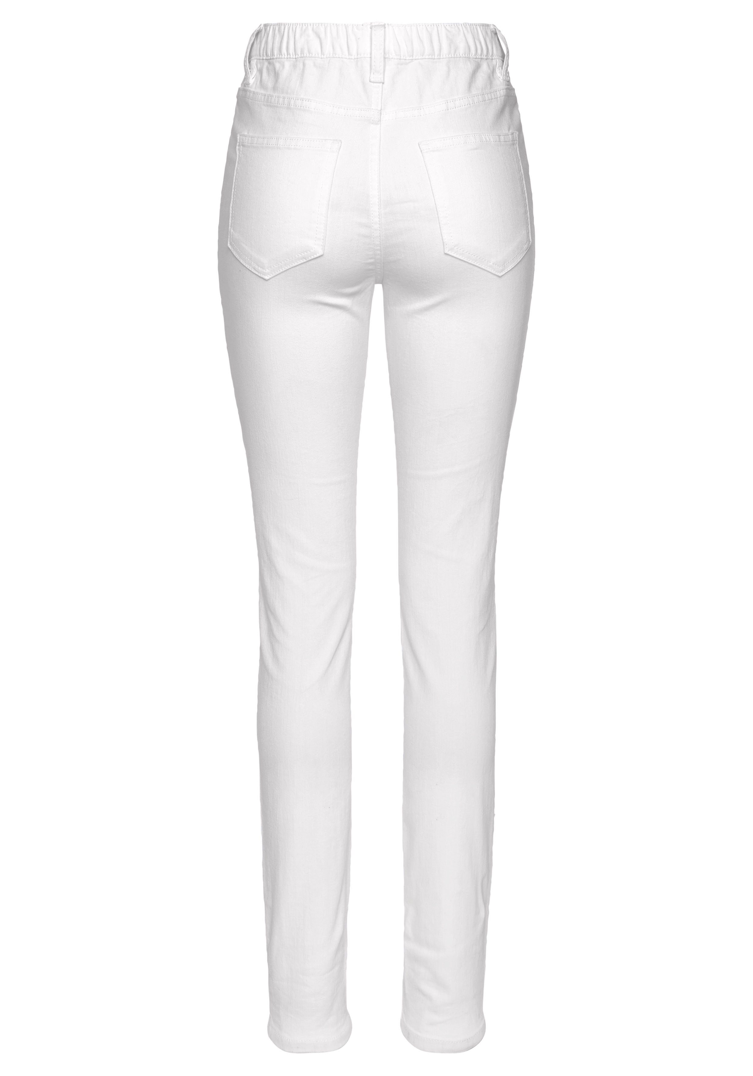 Flashlights Jeggings strakke pasvorm skinny jeans used-look-wassing hoge taille (Set van 2)