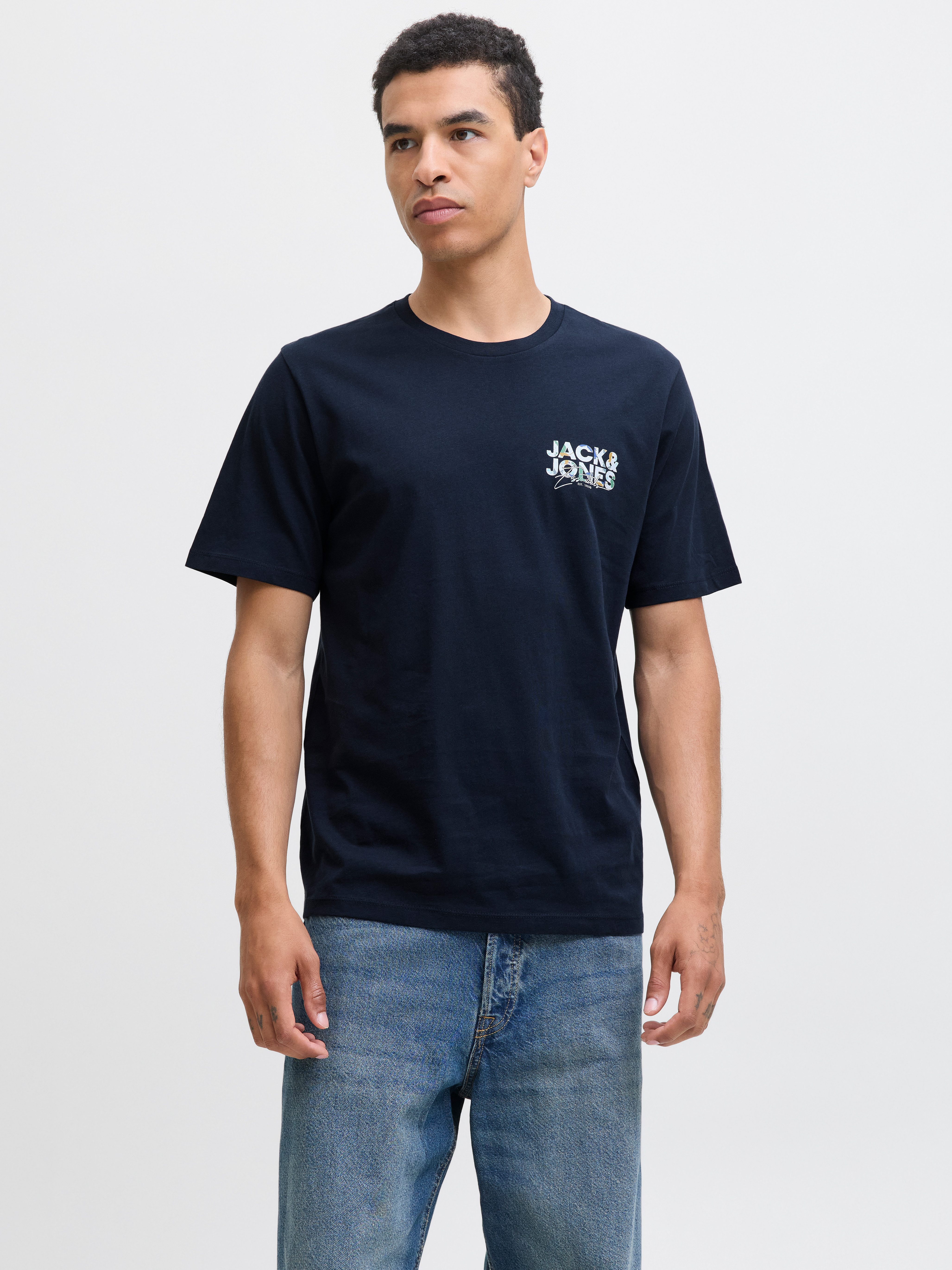 Jack & Jones Shirt met korte mouwen JJGEPLAS TEE SS CREW NECK 3PK MP