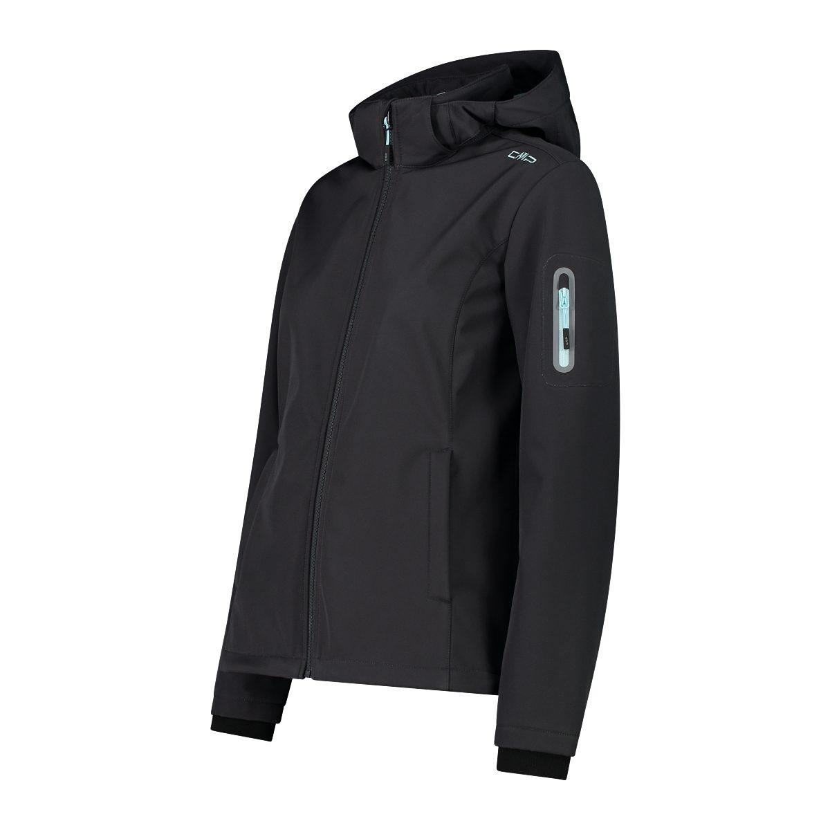 CMP Softshell-jack WOMAN JACKET ZIP HOOD Warmte- & wind- & waterafstotend (1 stuk)