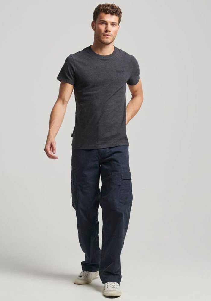 Superdry Shirt met ronde hals ESSENTIAL LOGO EMB TEE