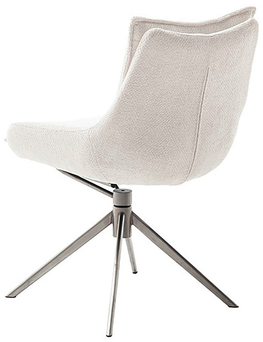MCA furniture Eetkamerstoel Parker (2-set), draaibaar 360°, draai- & schommelfunctie, belastbaarheid 120 kg