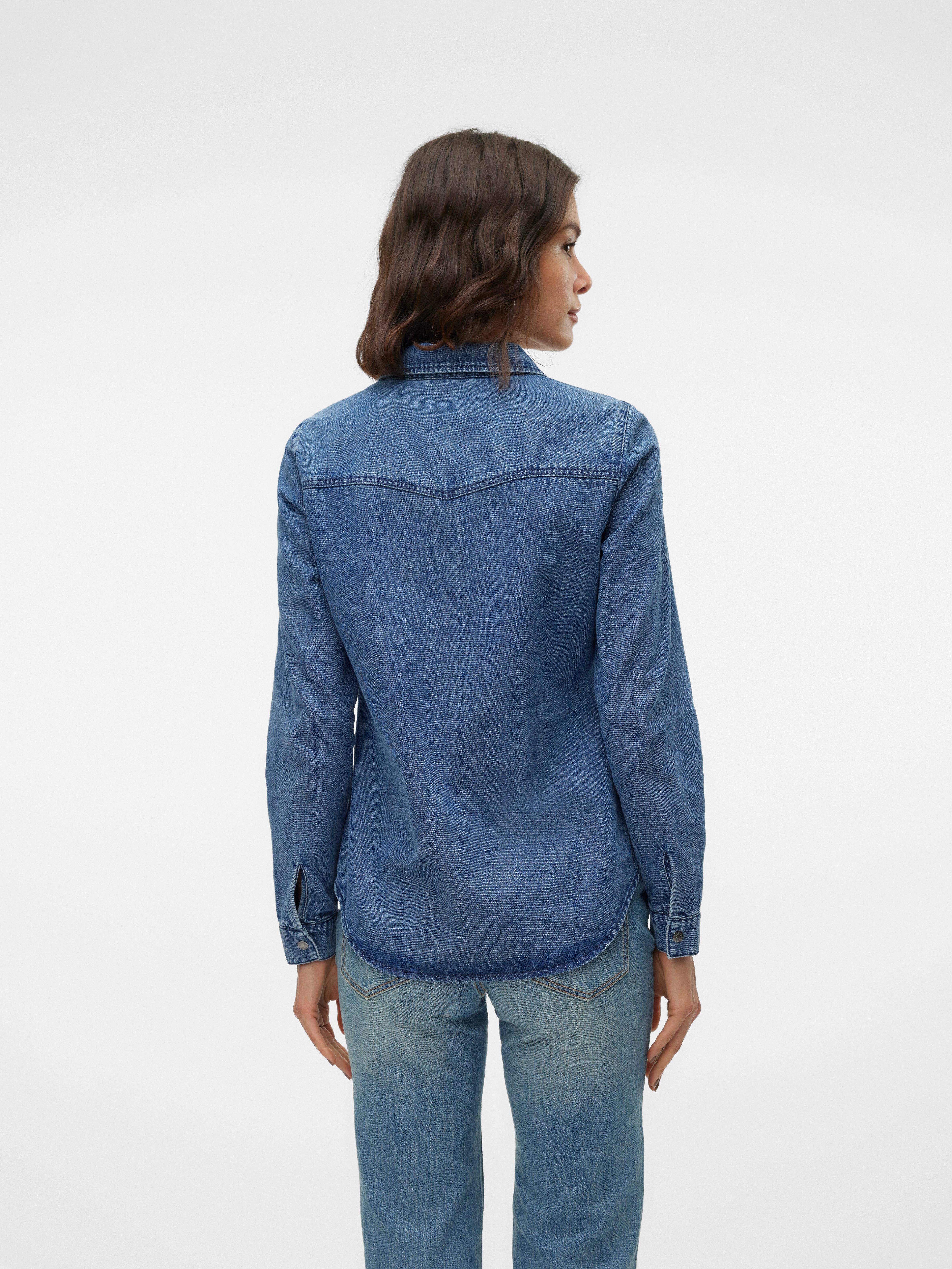 Vero Moda Jeans blouse VMJENNIE LS DENIM SHIRT MIX NOOS