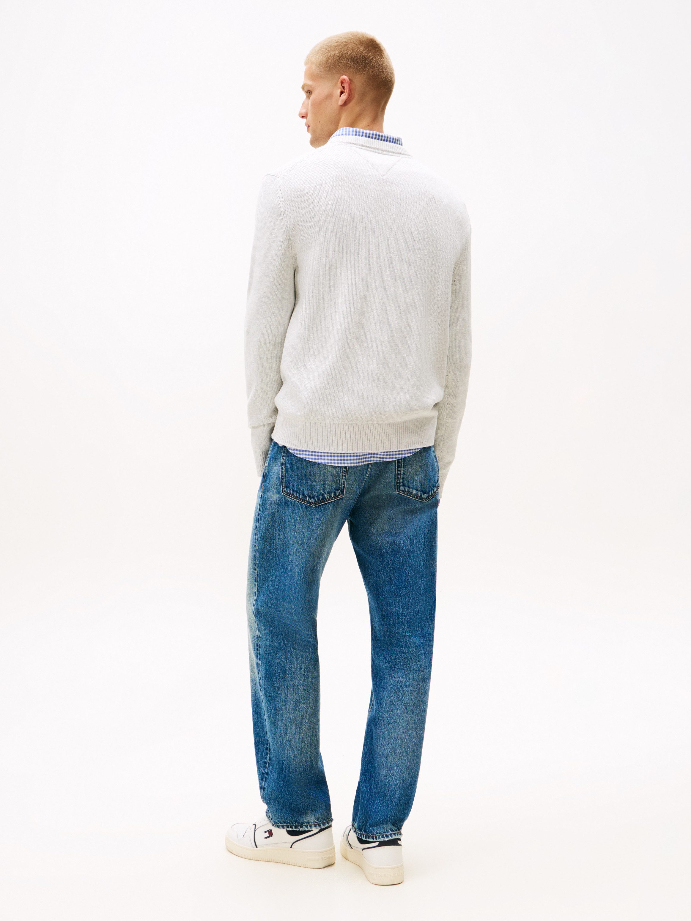 TOMMY JEANS Trui met ronde hals Slim fit met ronde hals