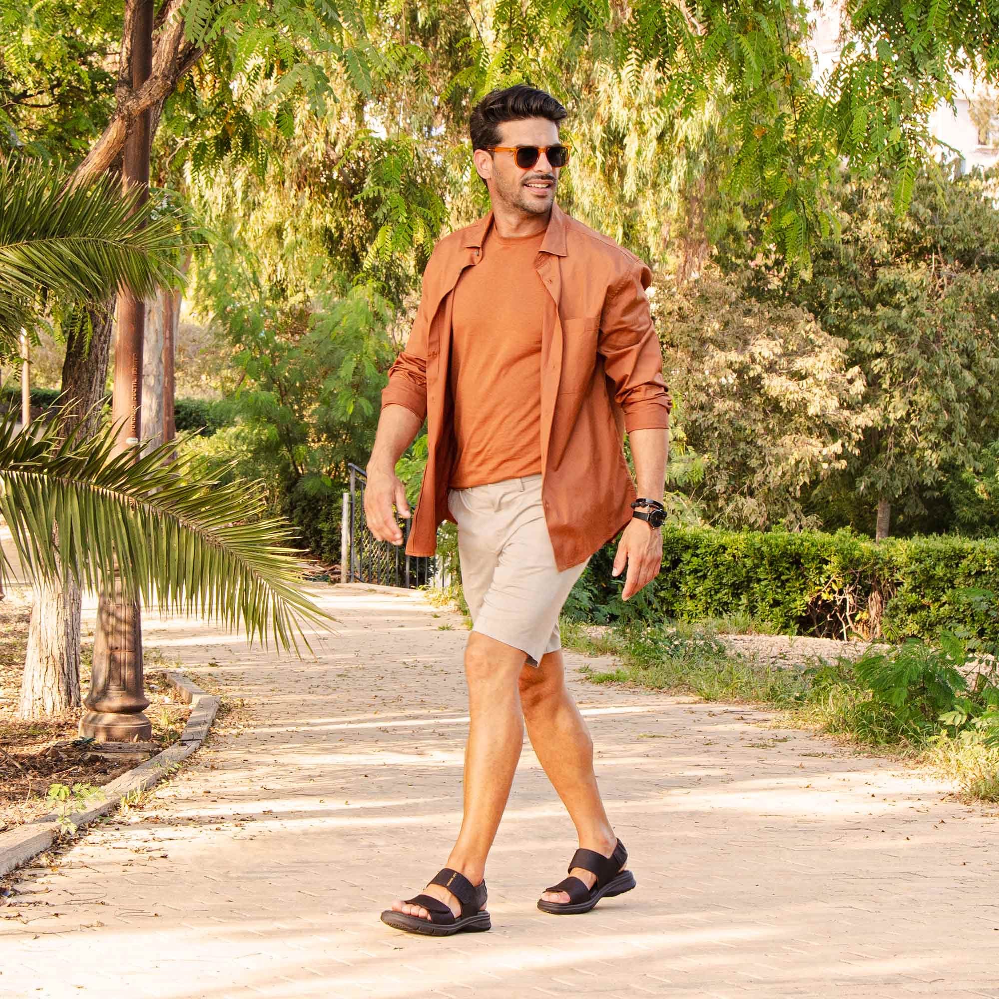 Panama Jack Sandalen Rusell Klittenbandschoen, zomerschoen, vakantieschoen met zachte leren binnenzool