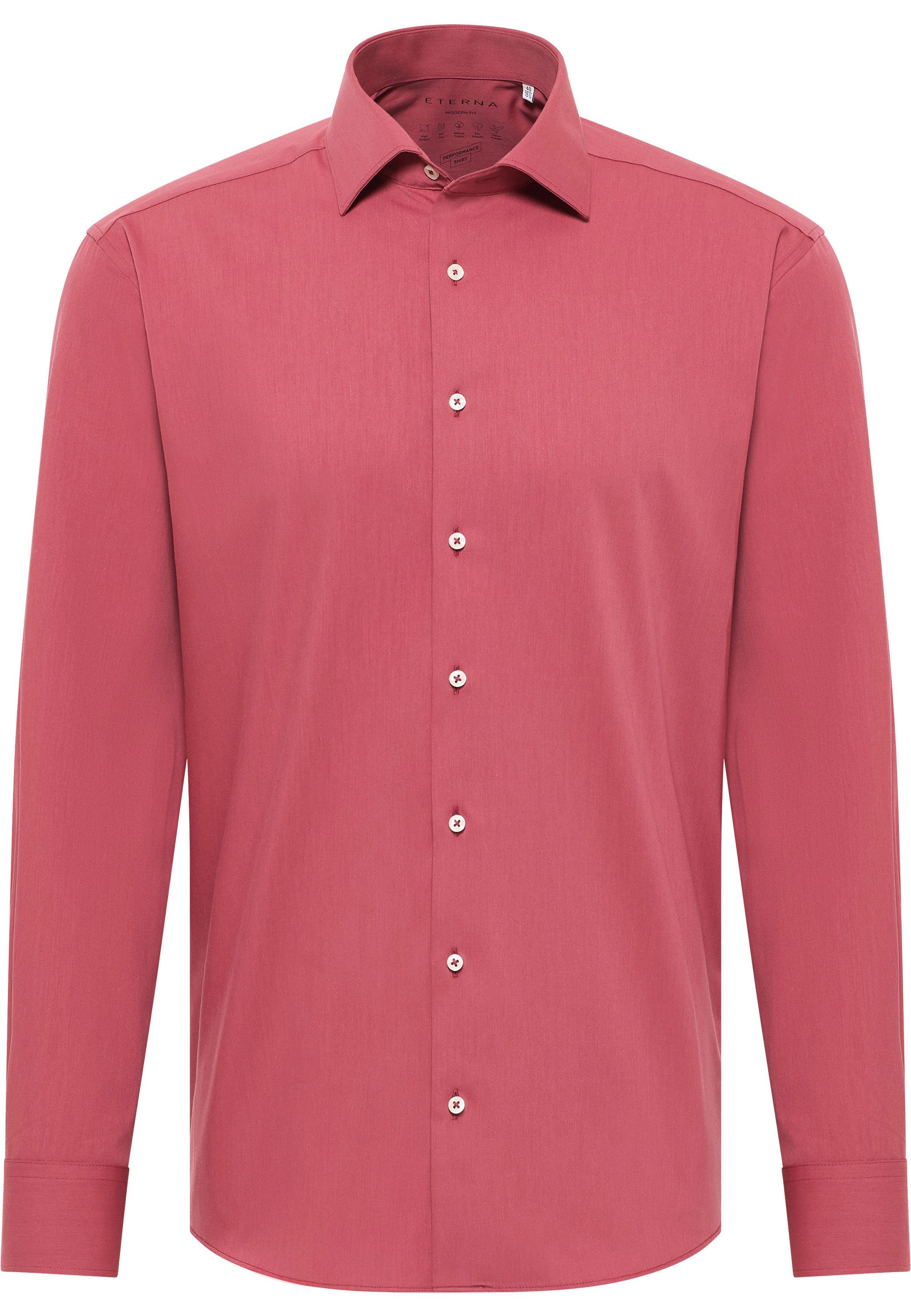 Eterna Overhemd met lange mouwen MODERN FIT NON IRON (strijkvrij)