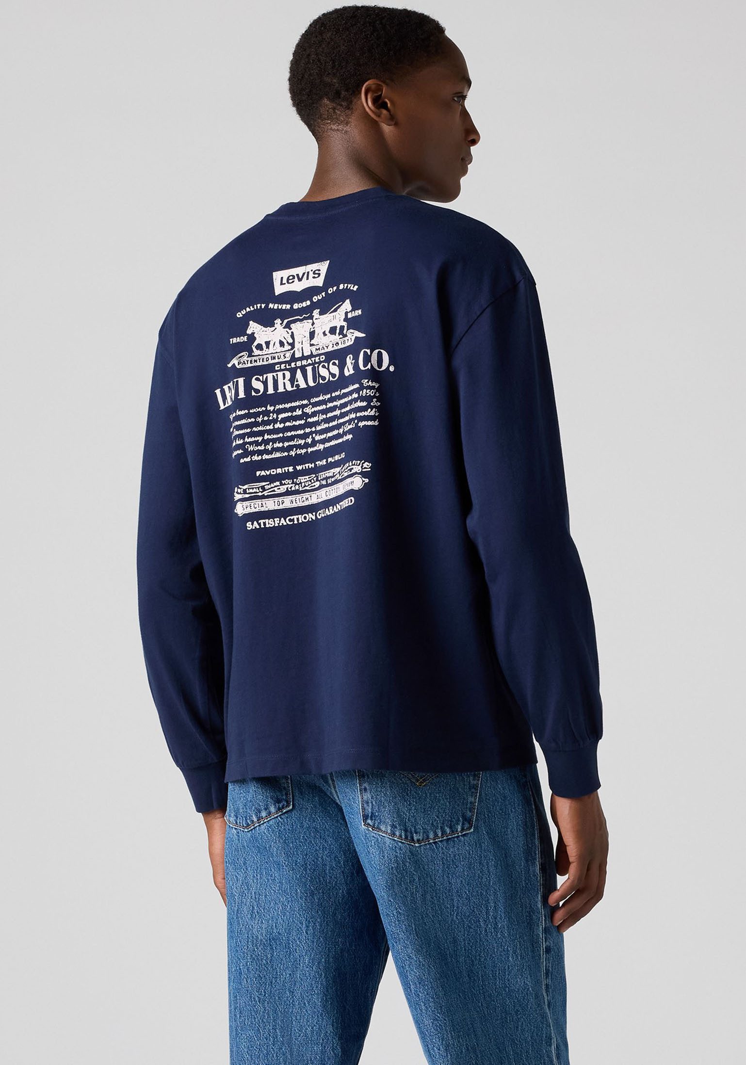 Levi's® Shirt met lange mouwen LS GRAPHIC AUTHENTIC TEE