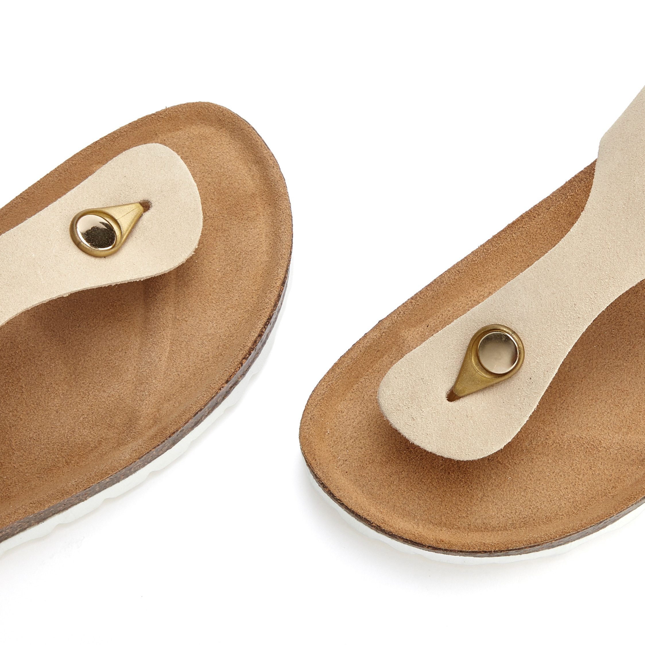 Elbsand Slippers Mule, Sandalen, open schoen van hoogwaardig leer met comfortabel kurken voetbed, unisex