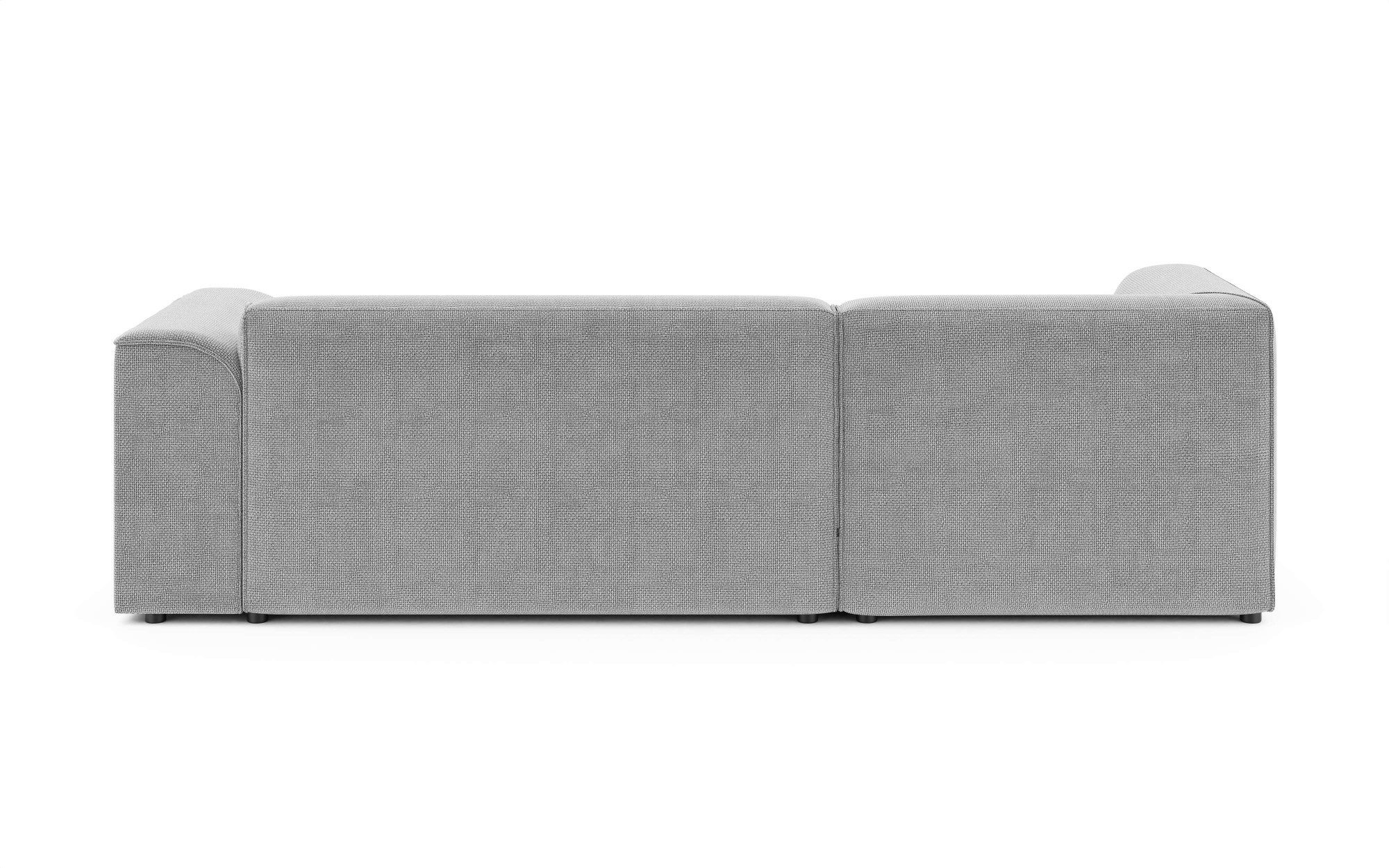 INOSIGN Hoekbank MERID L-vorm (257 cm), tijdloos & stijlvol ontwerp Uitgebreid gepolsterd, in cord, chenille en structuur