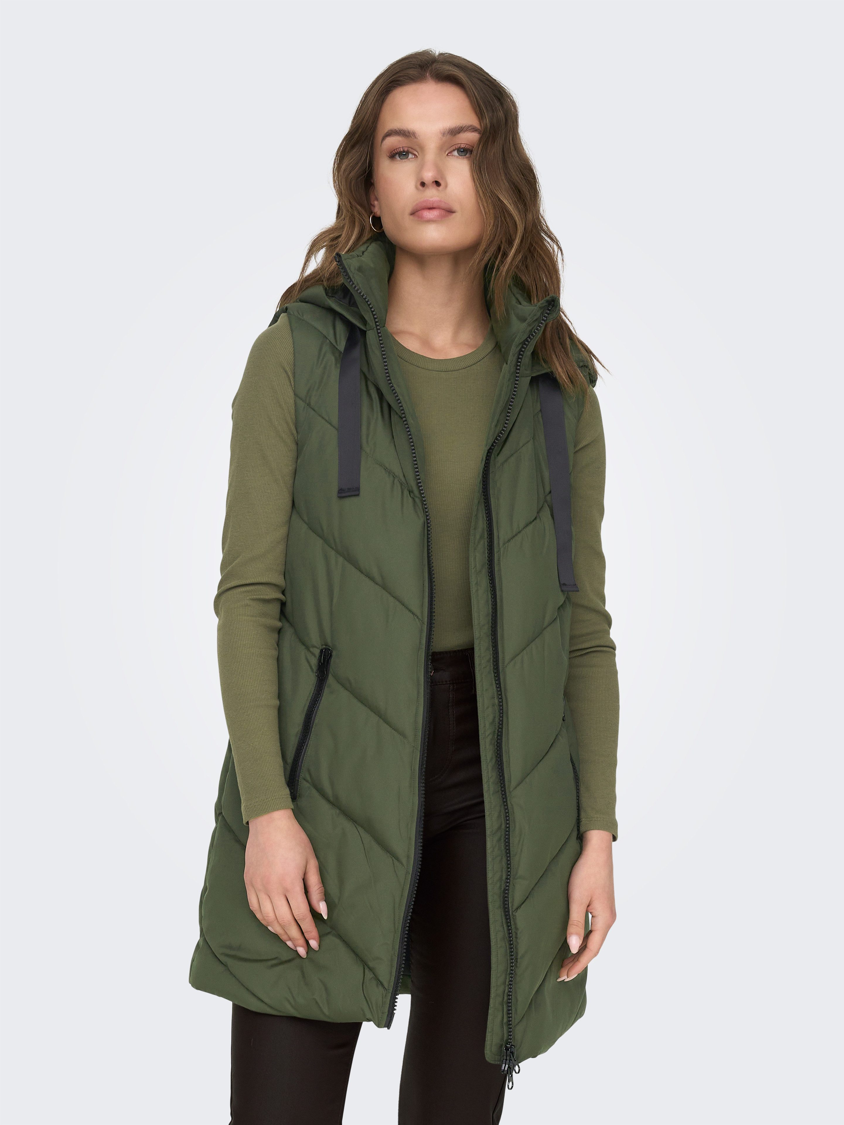 JDY Bodywarmer JDYSKYLAR LIFE HOOD WAISTCOAT OTW NOOS