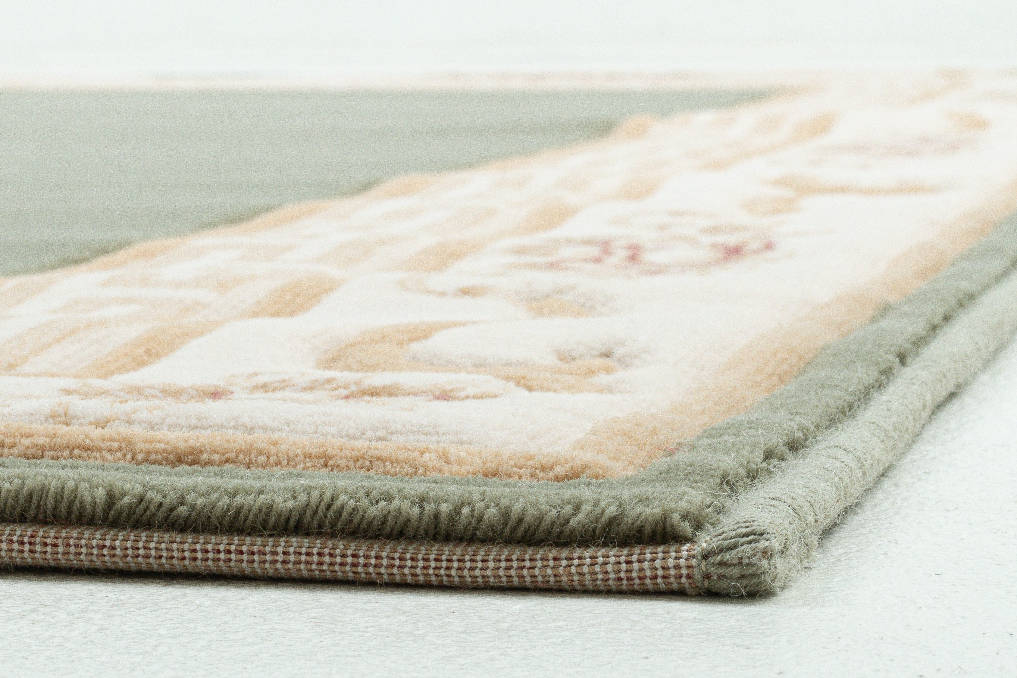 THEKO Wollen kleed Pelinia 7745 Kortpolig, effen kleuren, met bies, 100% wol