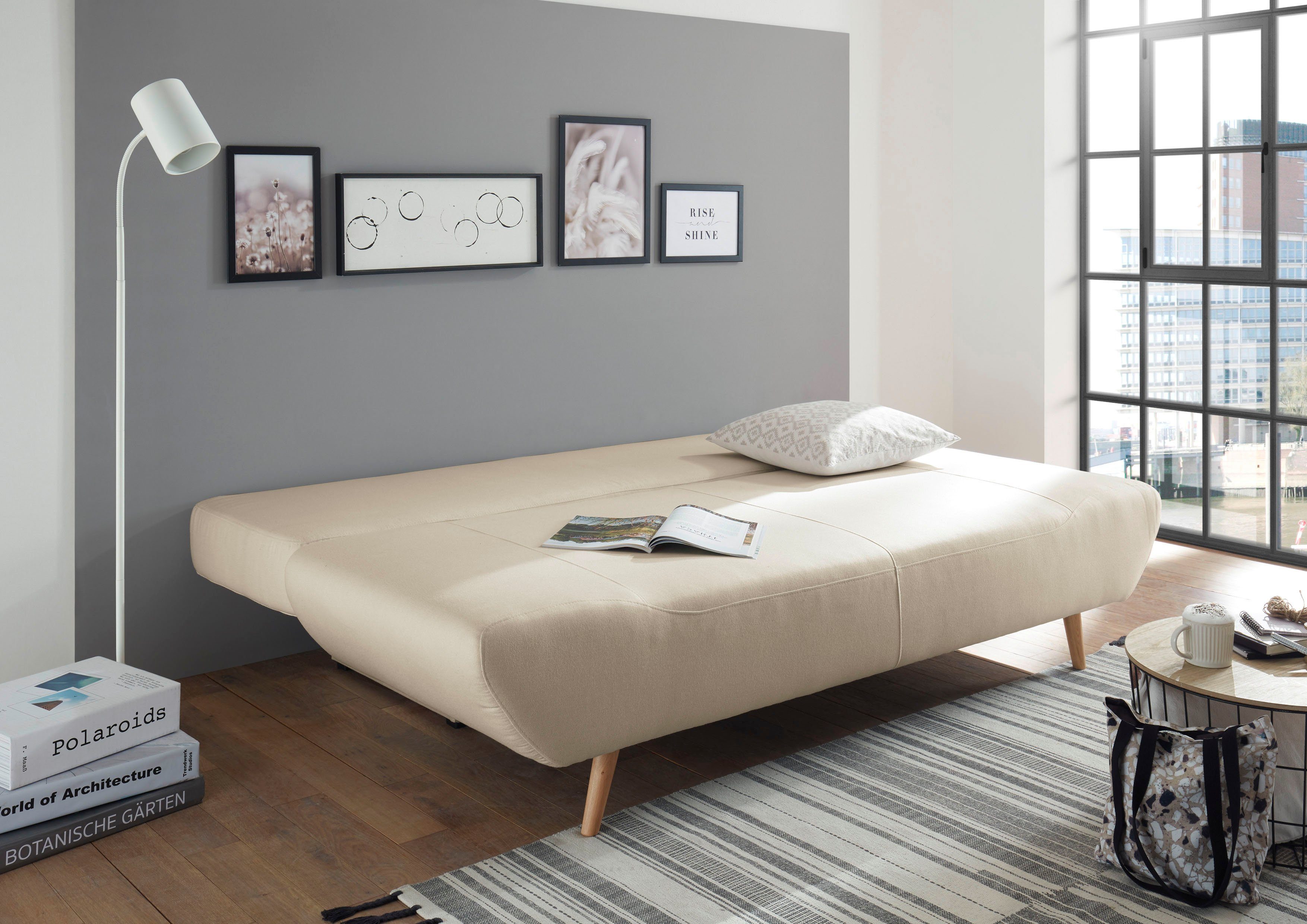 andas Slaapbank Segmon simpel in een comfortabel te bed veranderen, inclusief bedkist