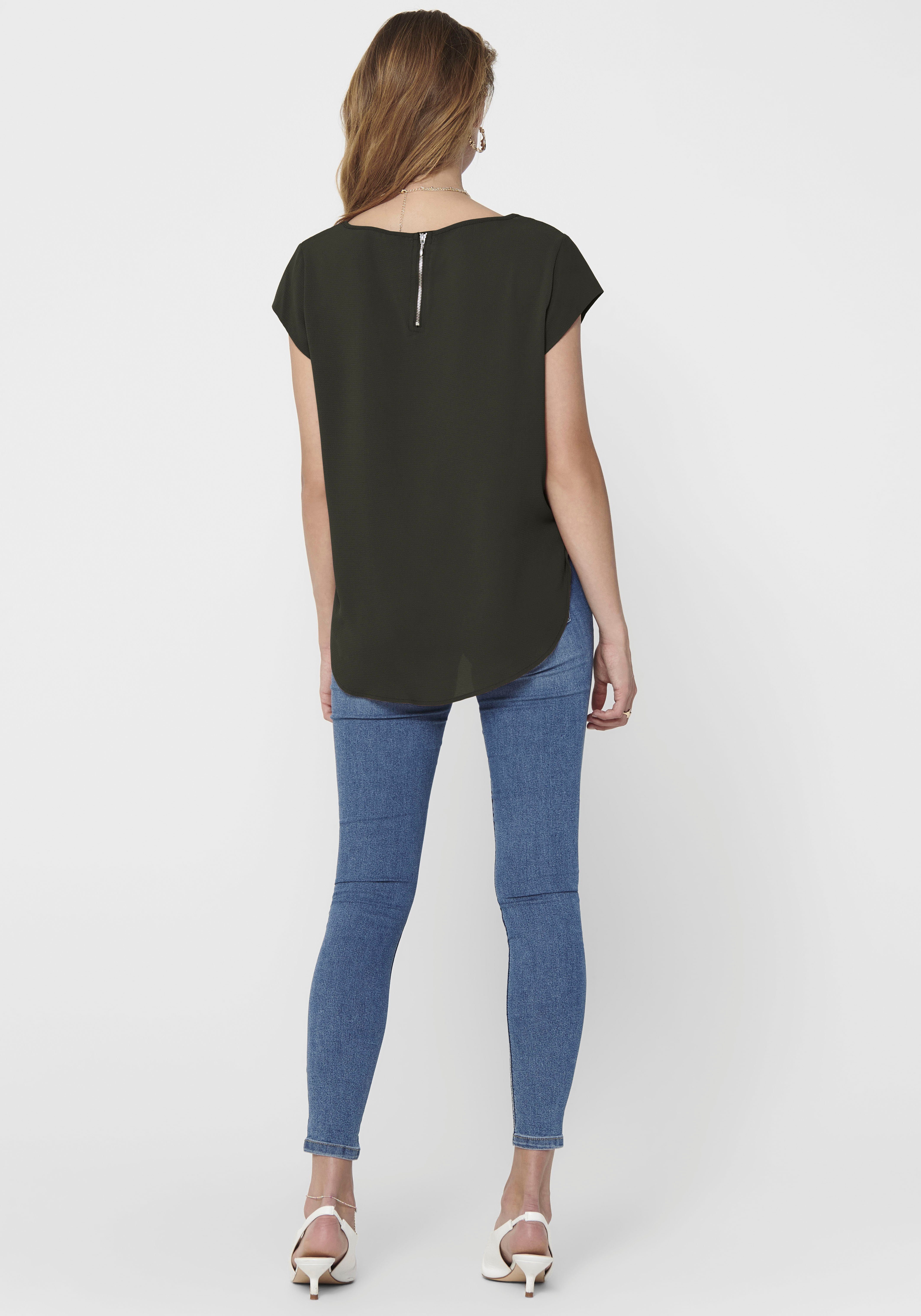 Only Shirtblouse ONLVIC S/S SOLID TOP