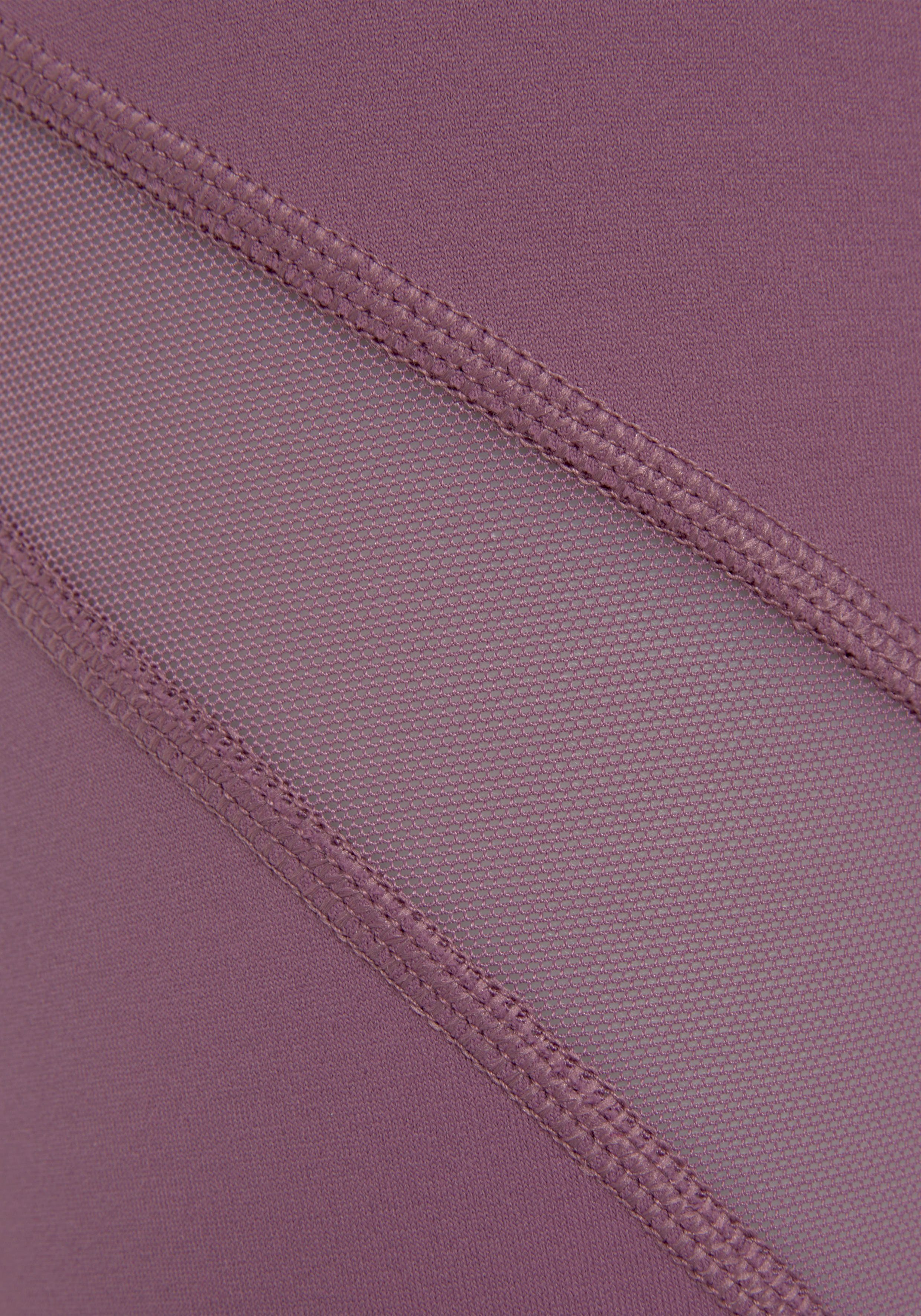 active by Lascana Functionele legging met kleine rimpeling, loungewear