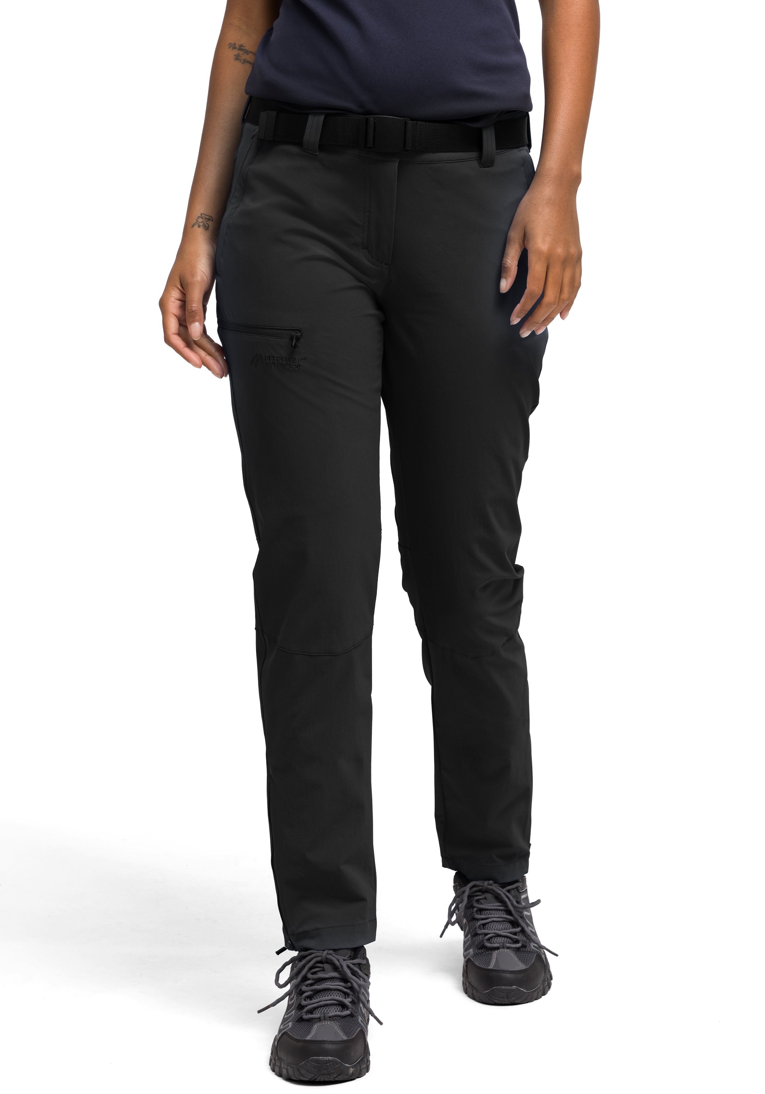 Maier Sports Functionele broek Inara slim Heren wandelbroek, ademende outdoor-broek, 4 zakken, slim fit