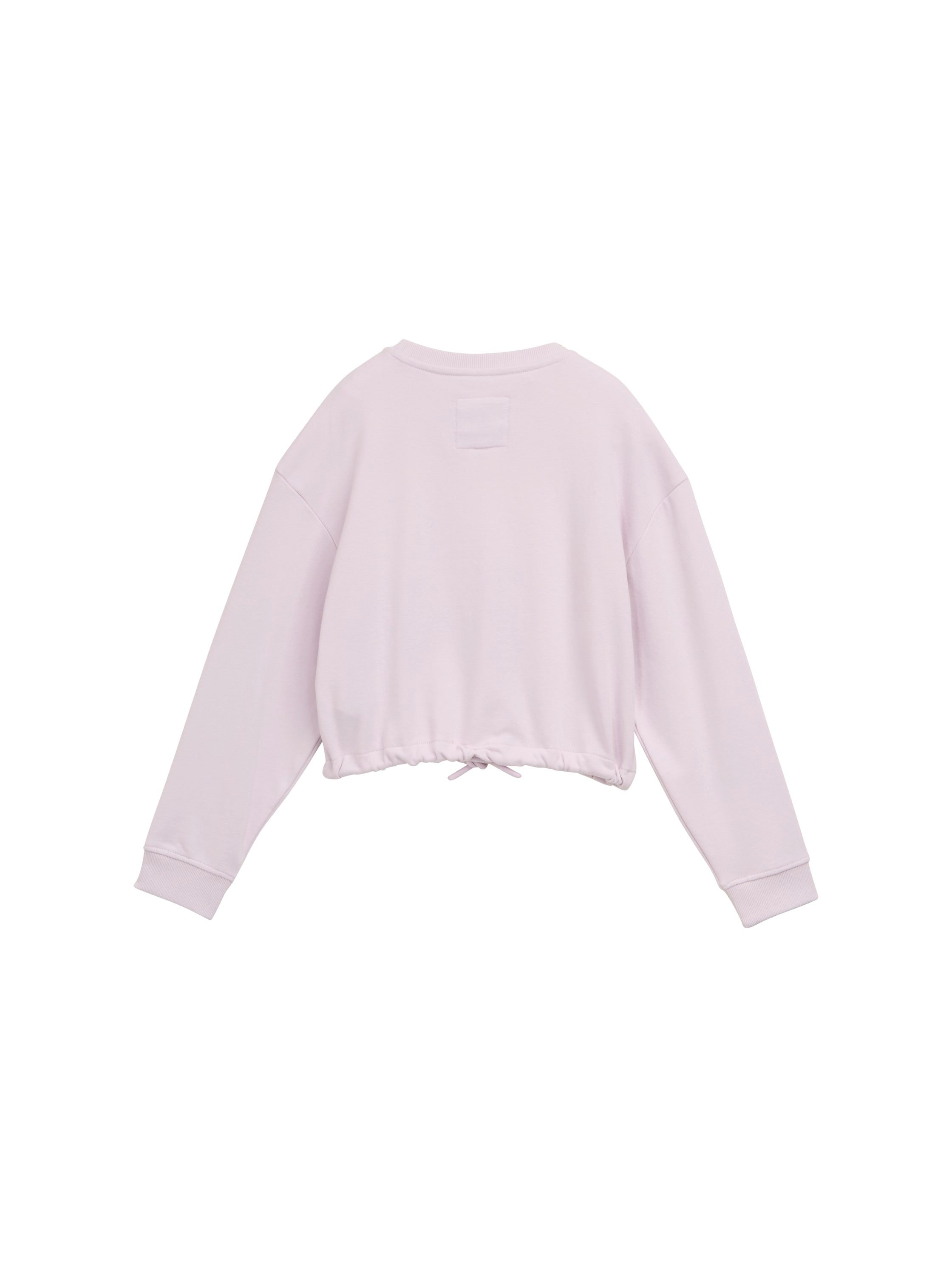 Tom Tailor Sweatshirt met een rijgkoord bij de zoom