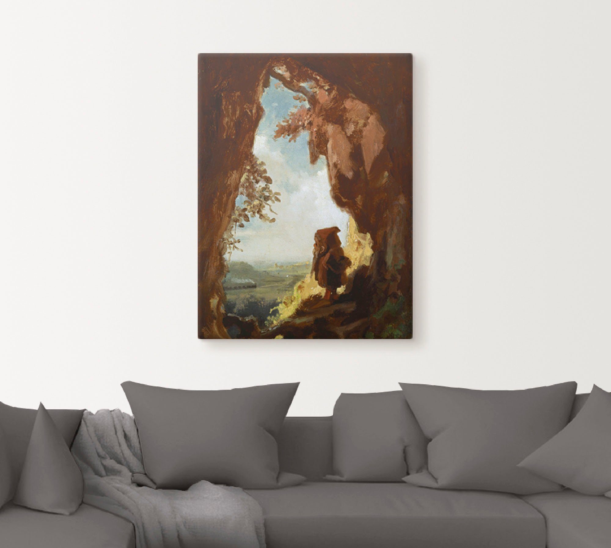 Artland Artprint Kabouter, grot de eerste spoorweg als artprint op linnen, poster in verschillende formaten maten