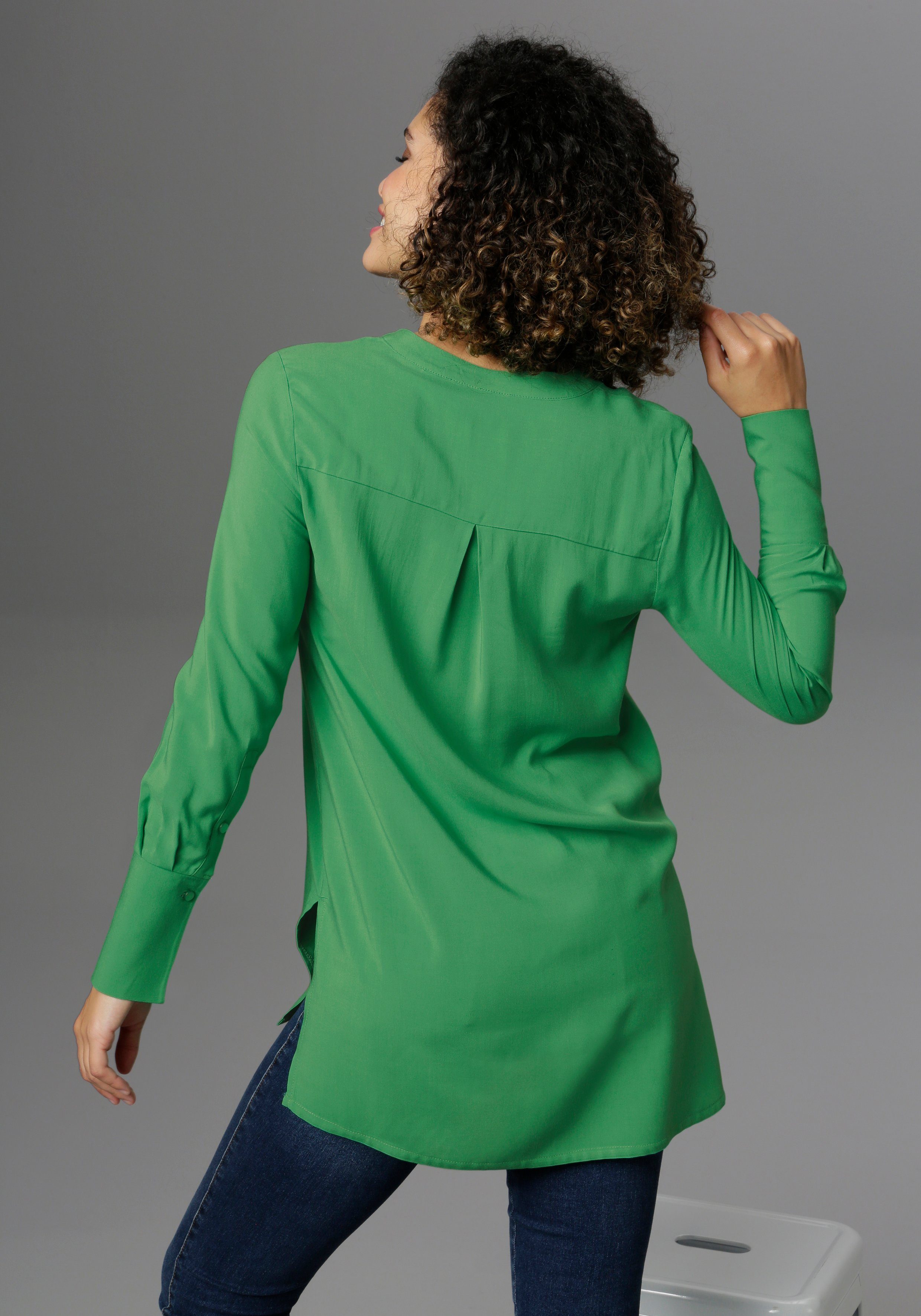 Aniston SELECTED Lange blouse met extra-lange manchetten