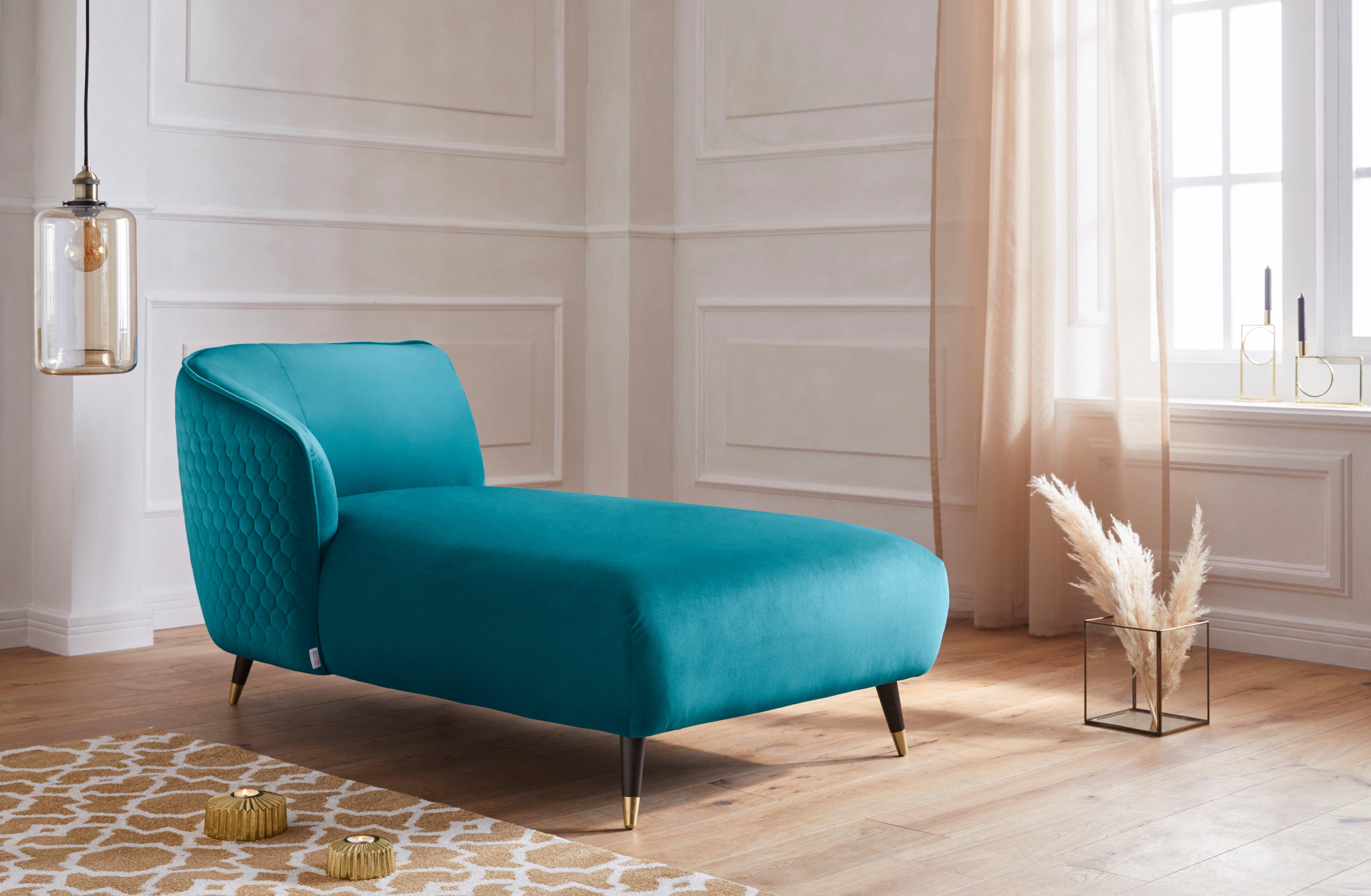 Guido Maria Kretschmer Home&Living Récamier Oradea met elegante stiksels op achterzijde van de rugleuning