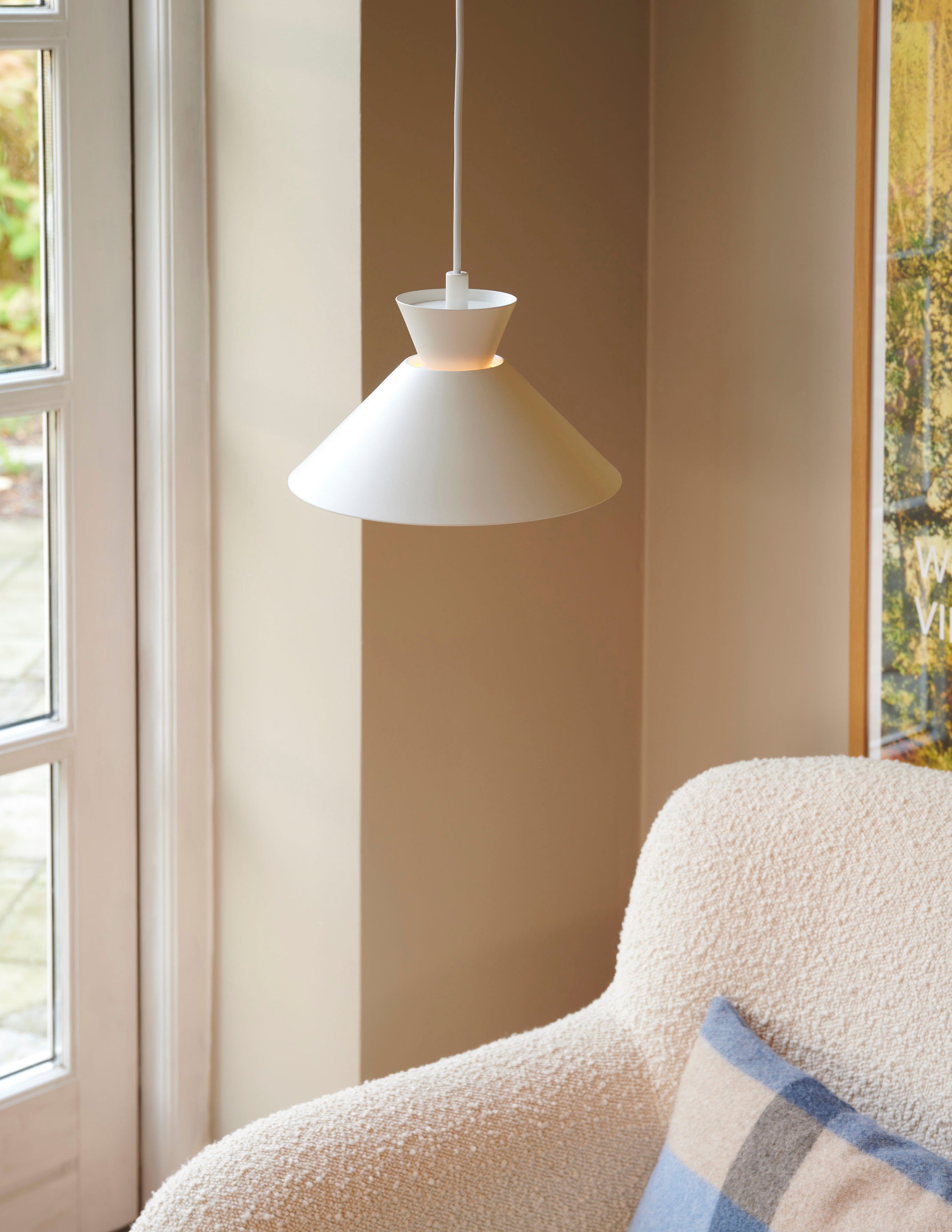 Nordlux Hanglamp Dial Noordse eenvoud met duidelijke lijnen, decoratief uplight-effect (1 stuk)