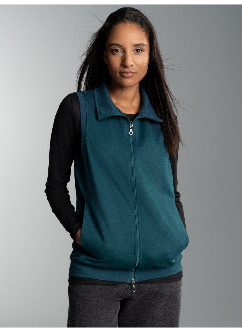 Trigema Bodywarmer TRIGEMA vest van comfortabel sweatmateriaal (1-delig)