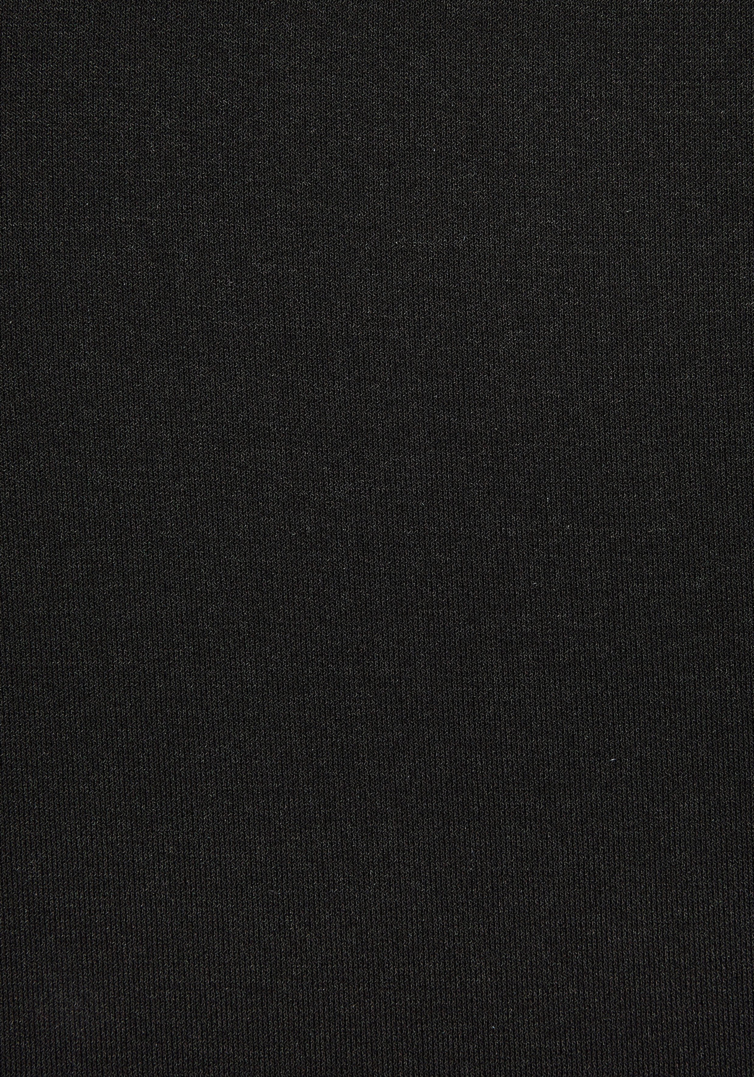 Lascana T-shirt van kreukvrij materiaal, elegant kortarmshirt, dubbelzijdig