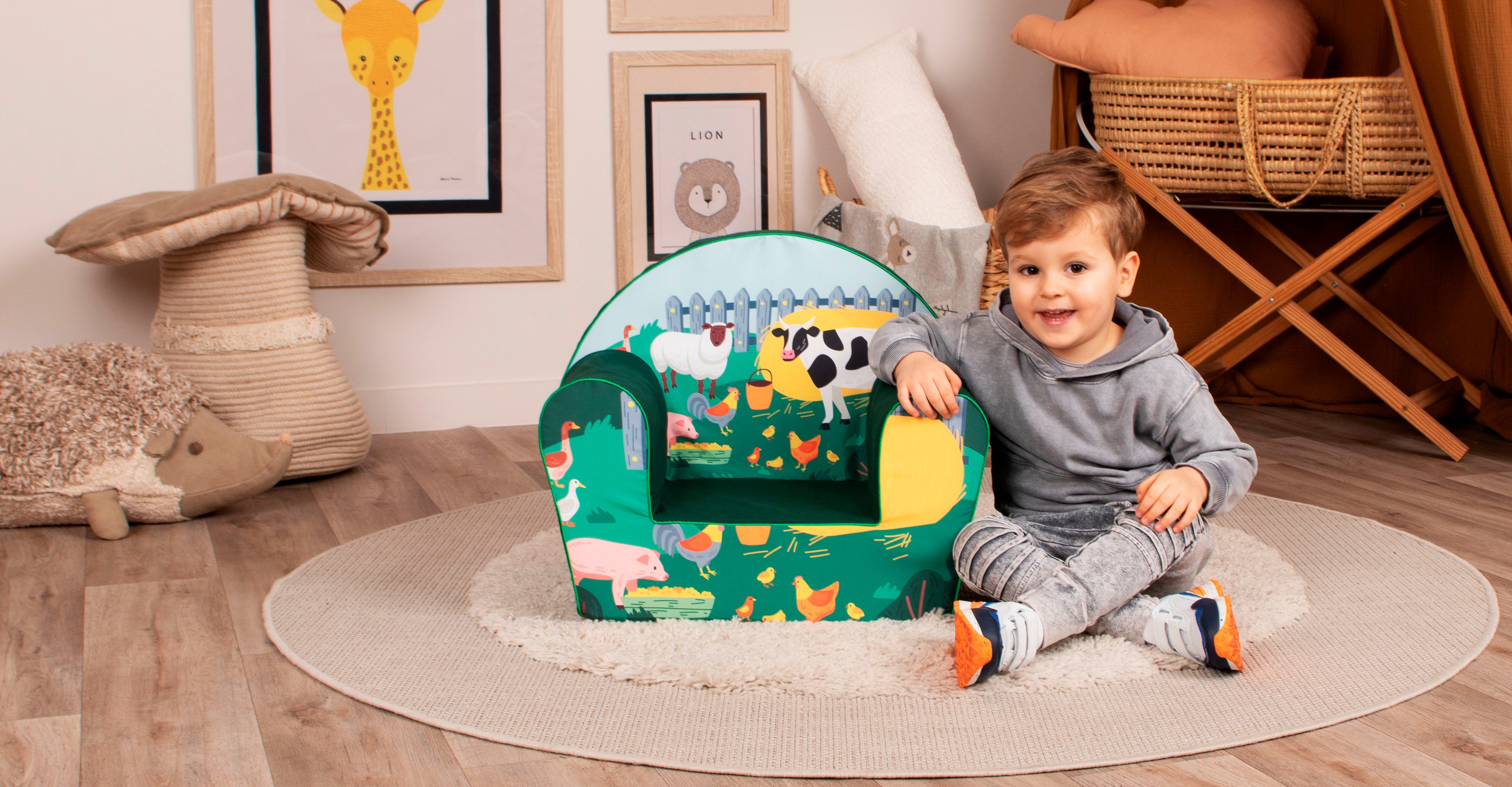 Knorrtoys® Fauteuil Boerderij voor kinderen, made in europe