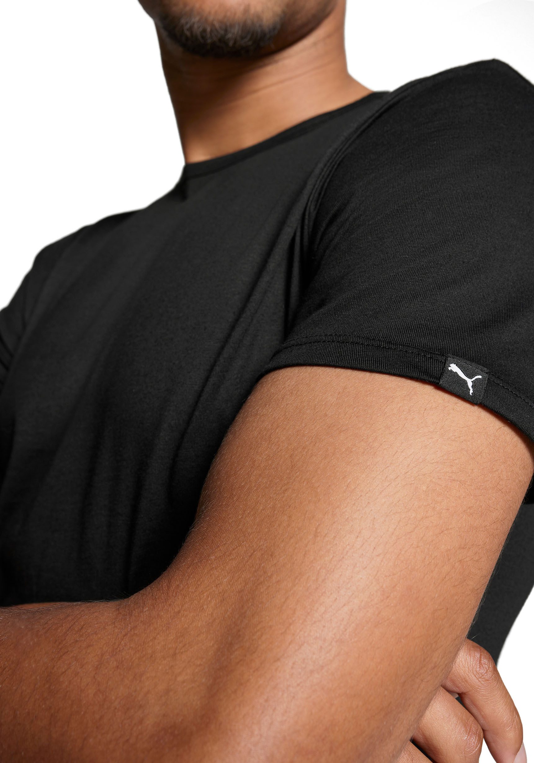 PUMA T-shirt met merklabel (Set van 2)