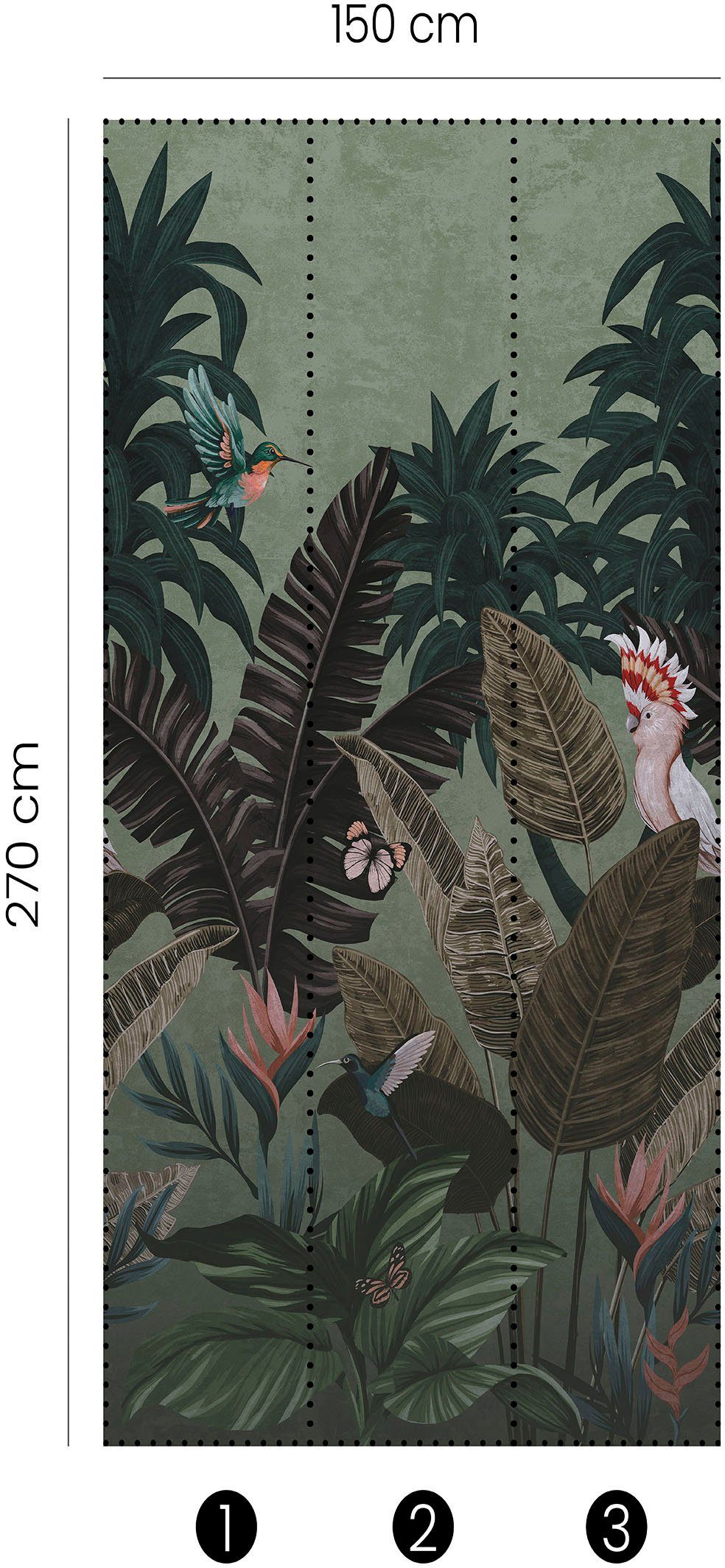 Fashion for walls Fotobehang Tropical Twilight