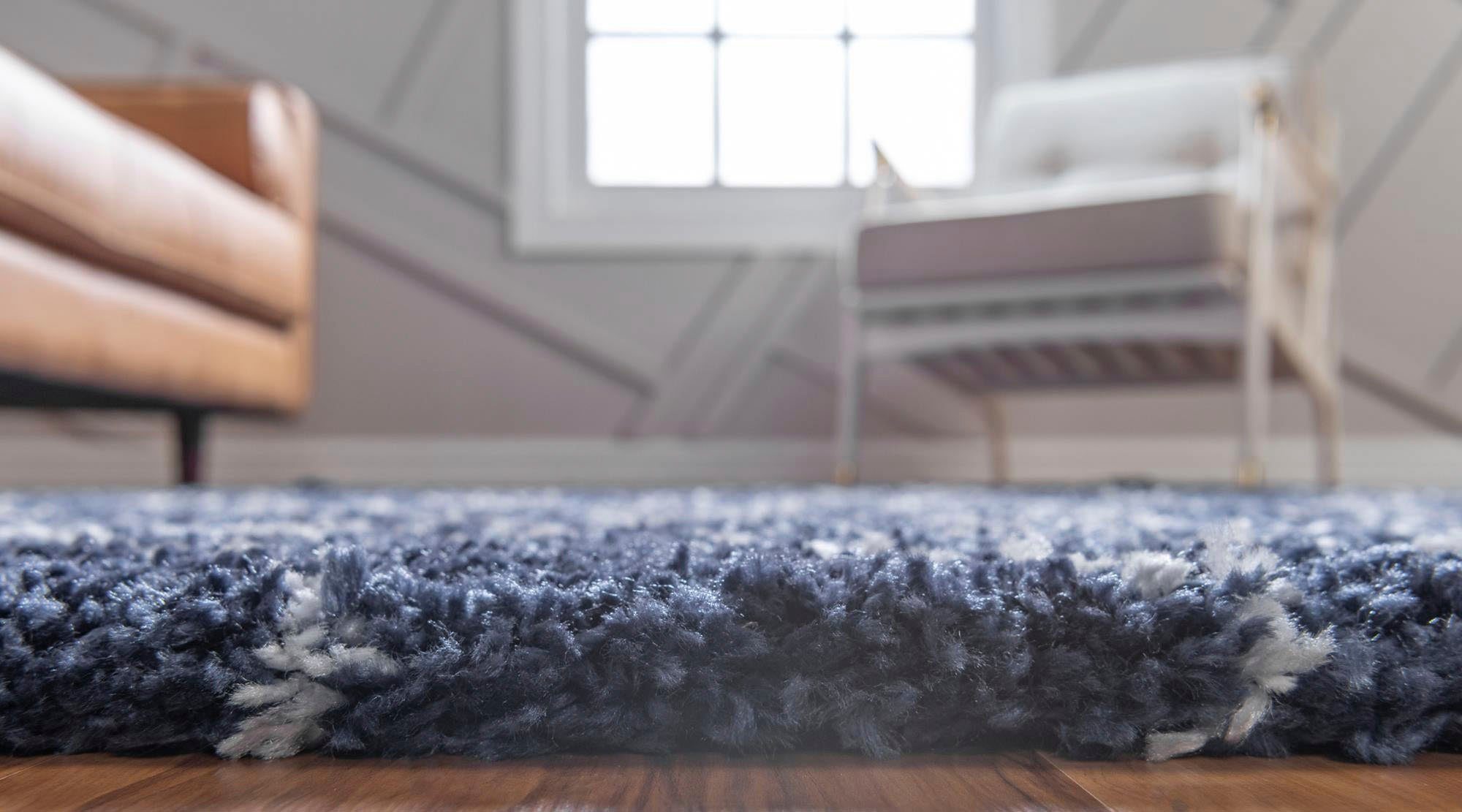 Myflair Möbel & Accessoires Hoogpolig vloerkleed Temara shag voorraadopruiming geweven, scandi design, ideaal in de woonkamer & slaapkamer