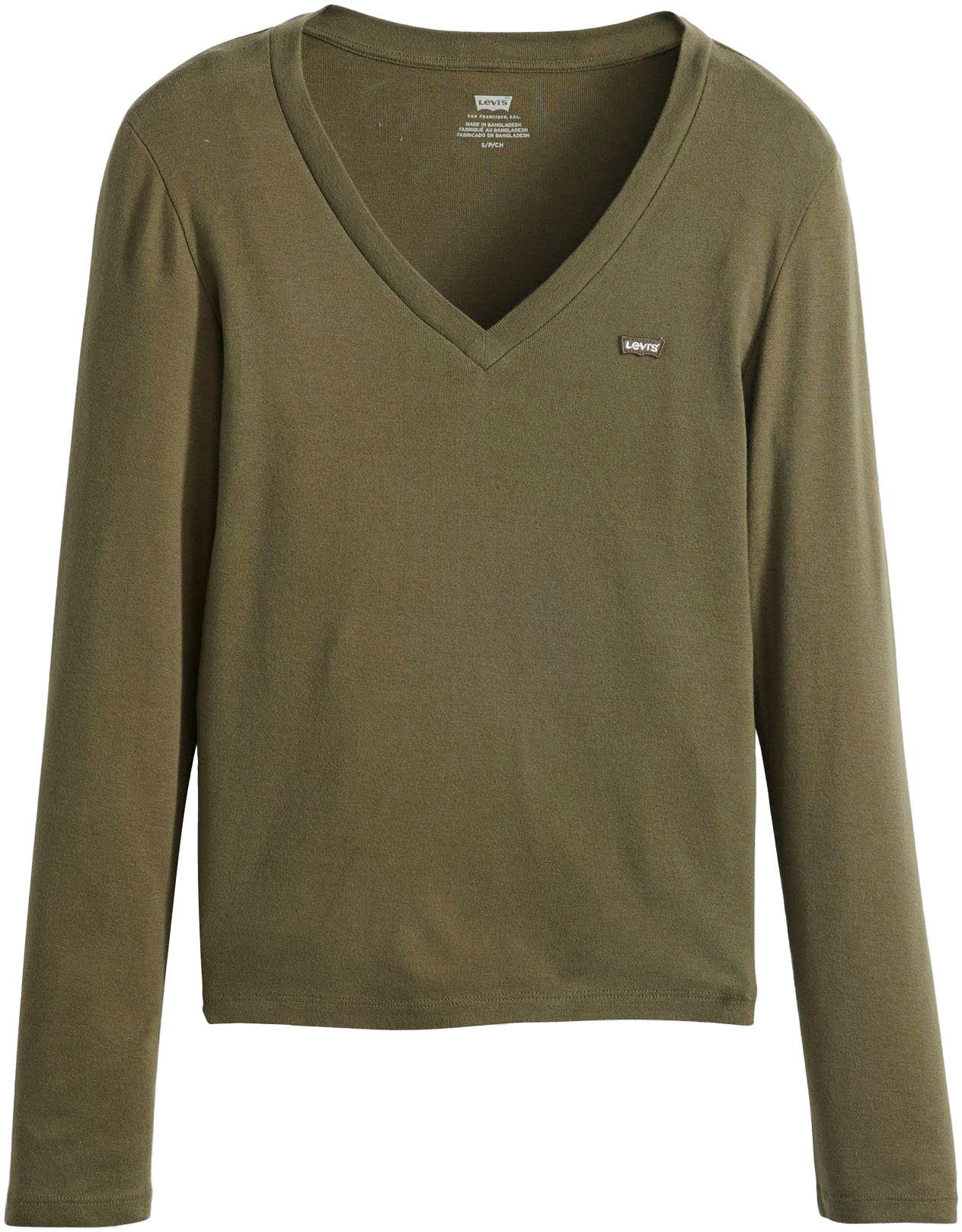 Levi's® Shirt met lange mouwen ESSENTIAL HM LS VNECK