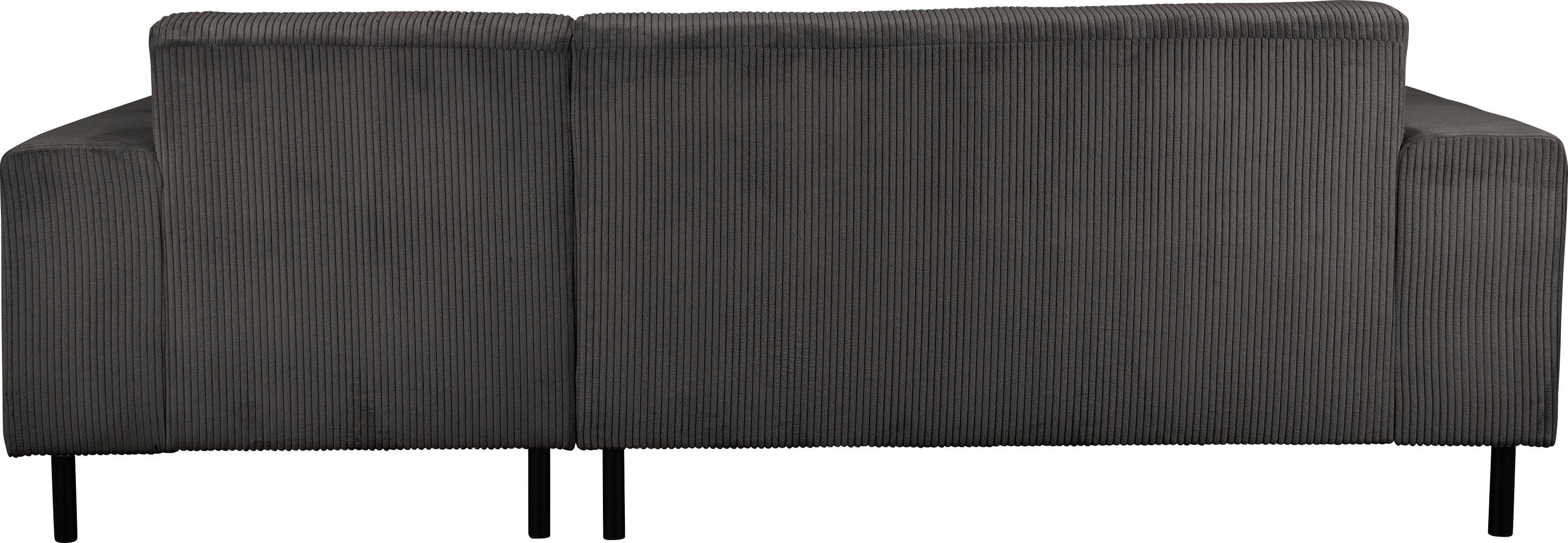 Home affaire Hoekbank ARROS L-vorm met golfondersteuning, afmetingen B/D/H: 235/163/81 cm incl. sierkussens, met recamiere rechts/links bestelbaar, ook in cord
