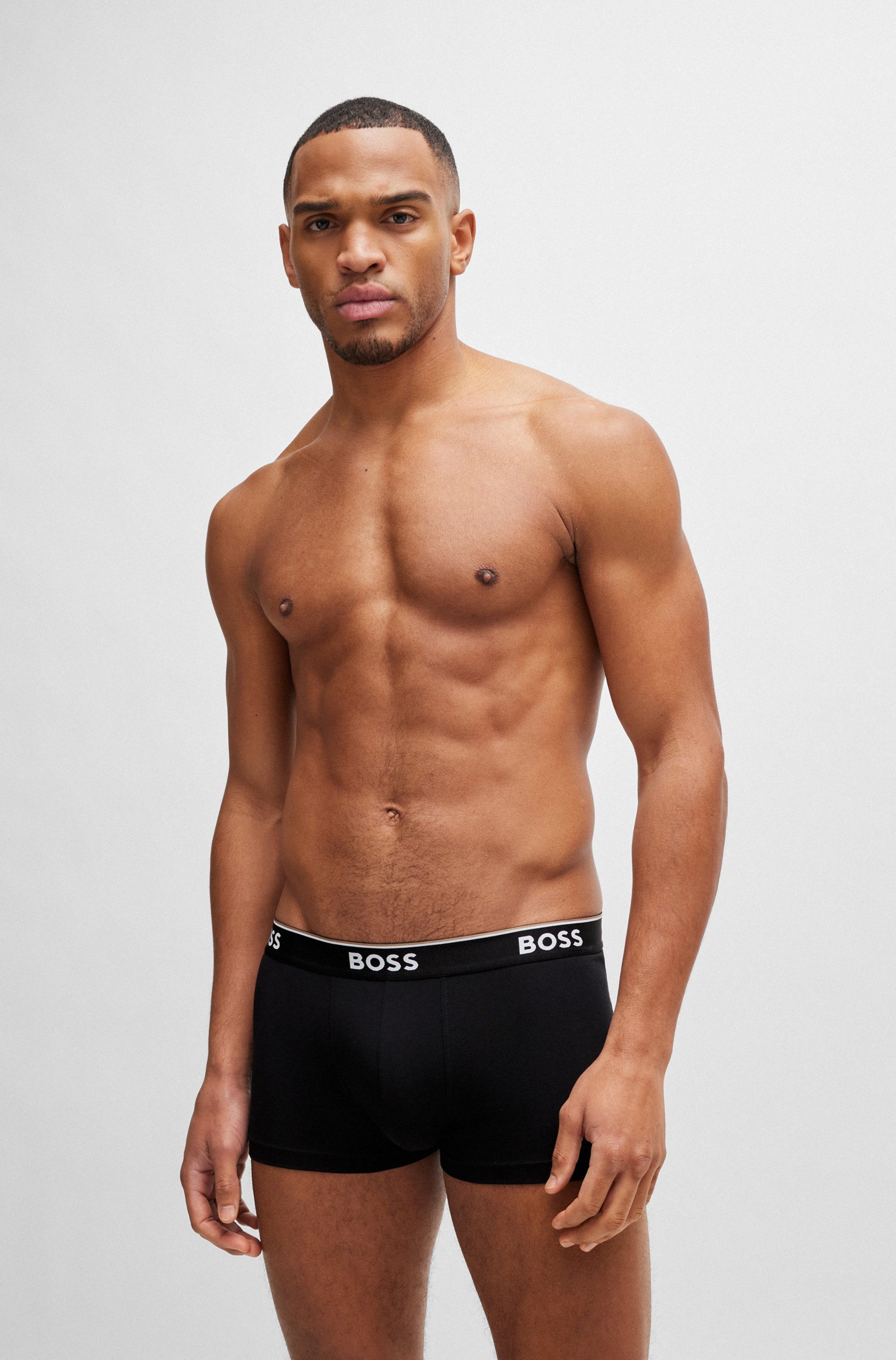 BOSS Boxershort met boss opdruk op de tailleband (3 stuks)