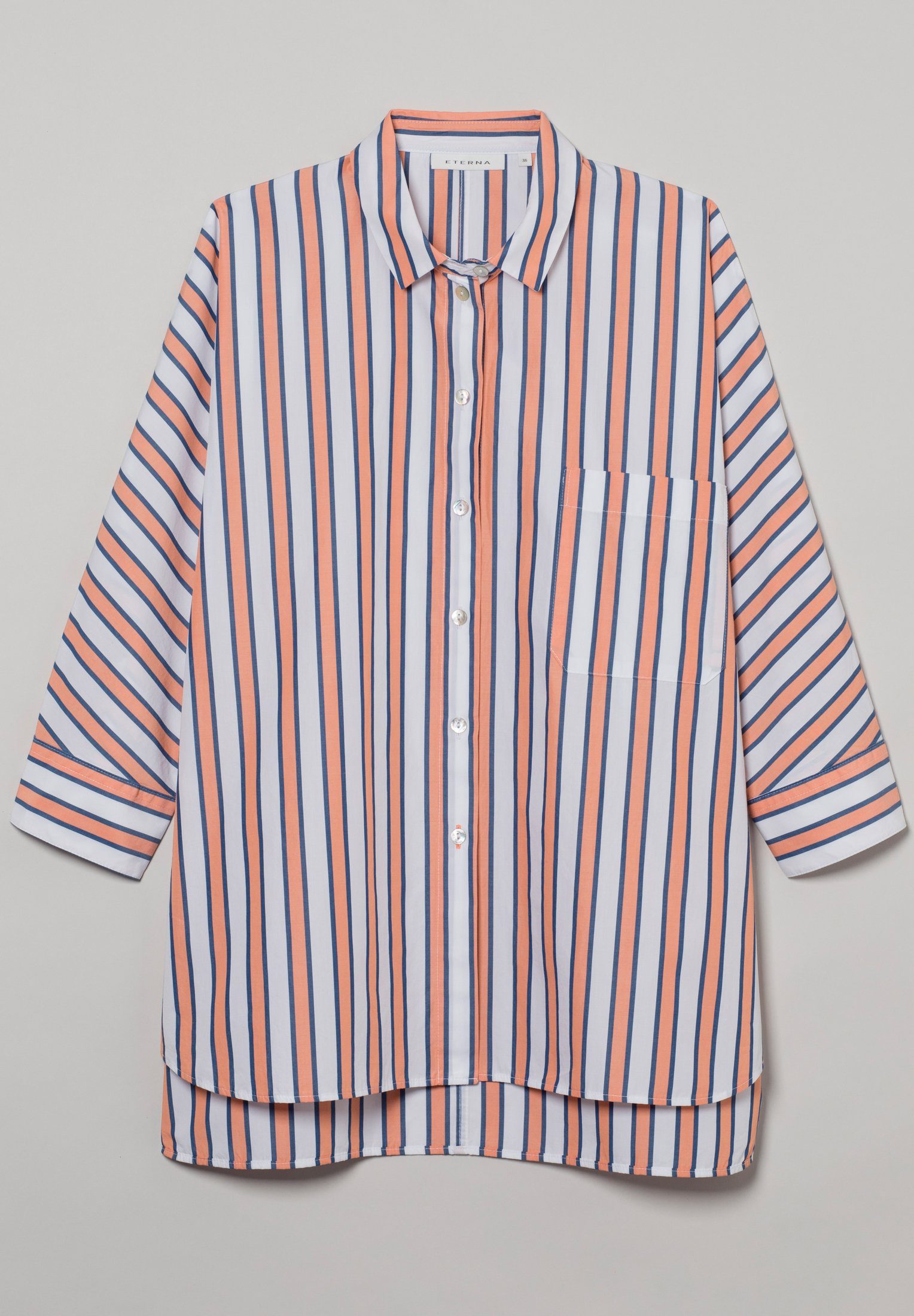 Eterna Shirtblouse Oversized fit EASY IRON (gemakkelijk te strijken)