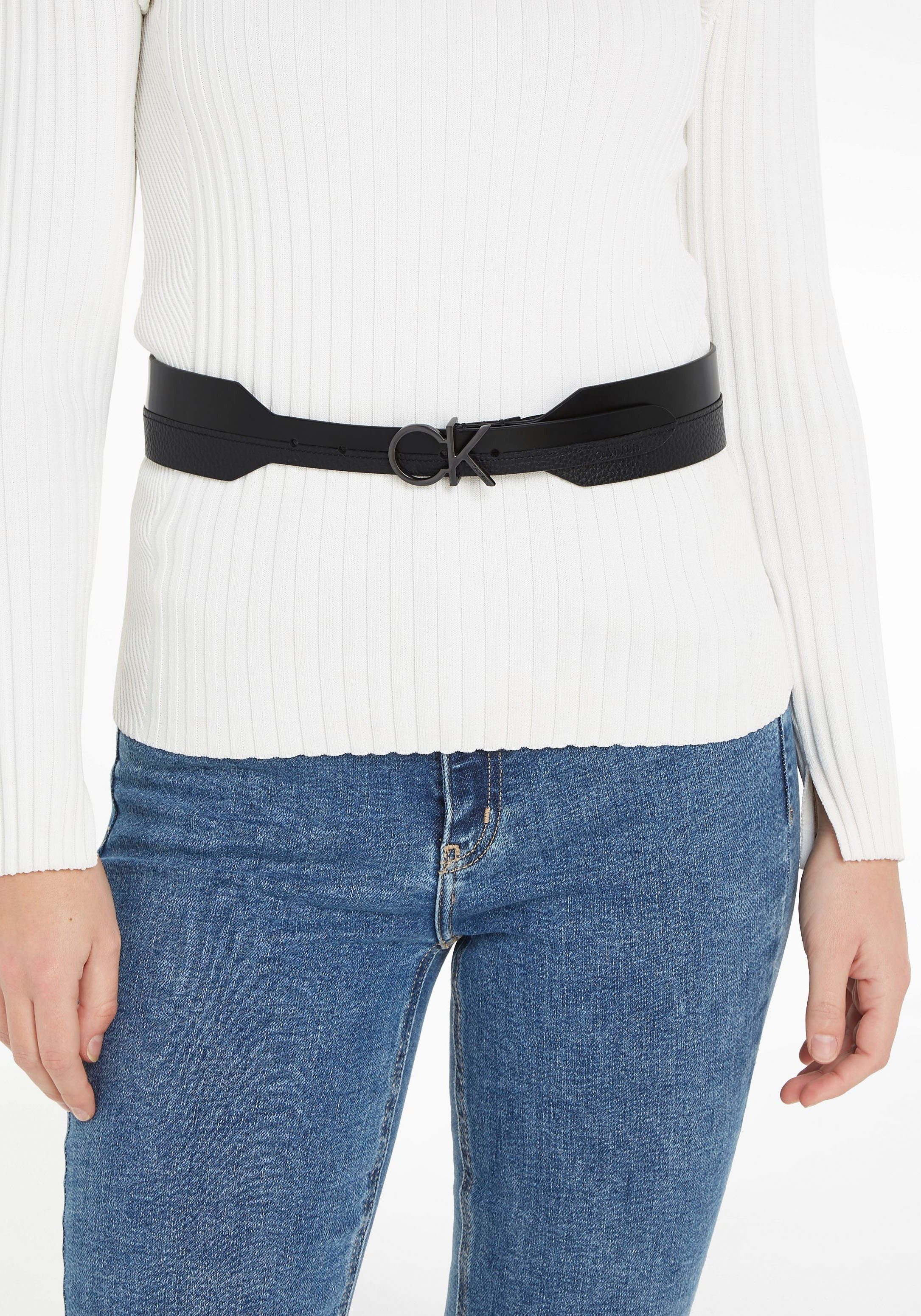 Calvin Klein Leren riem RE-LOCK MIX WAIST BELT 50MM