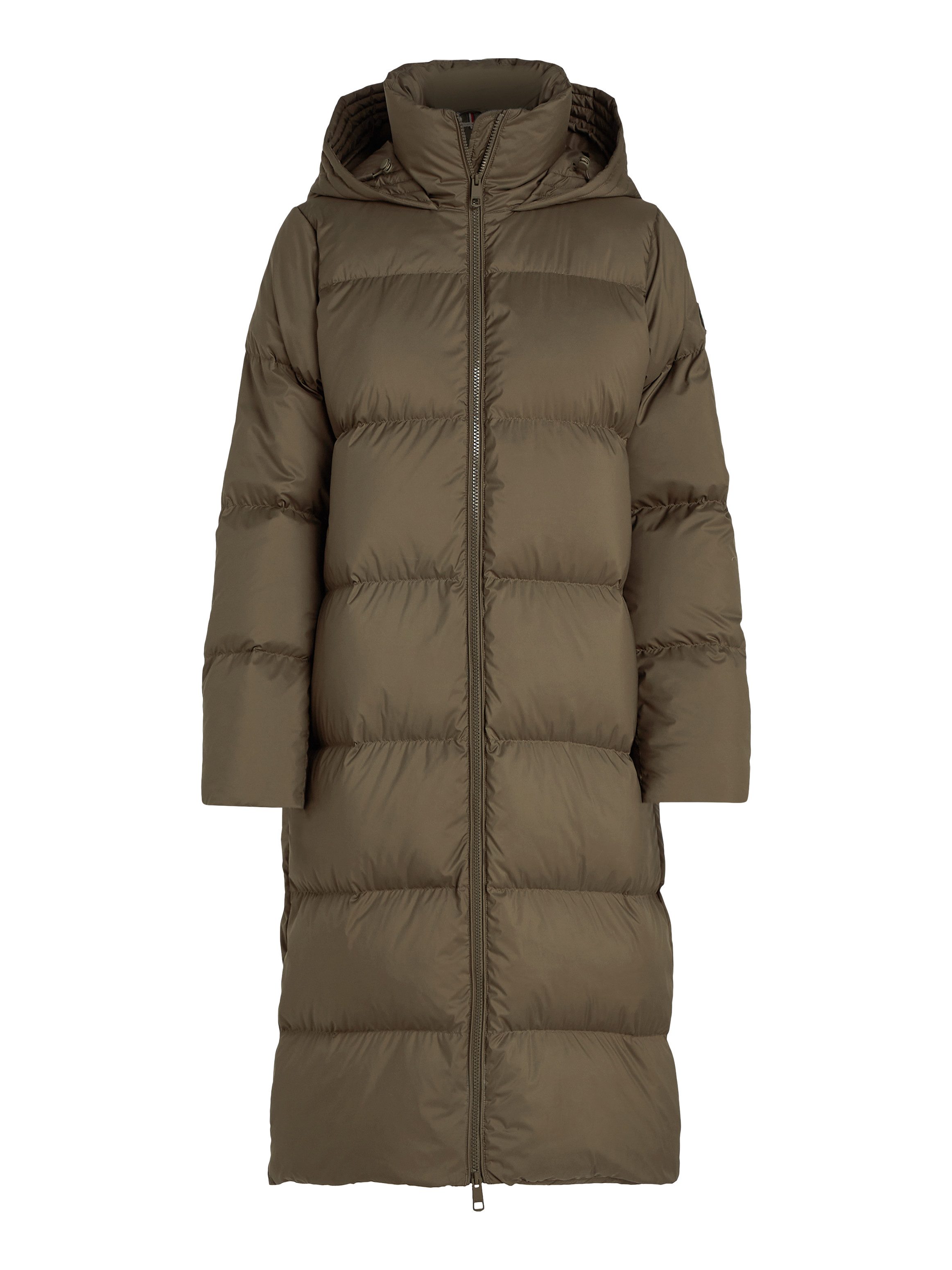 Tommy Hilfiger Lange jas met gestempeld logo