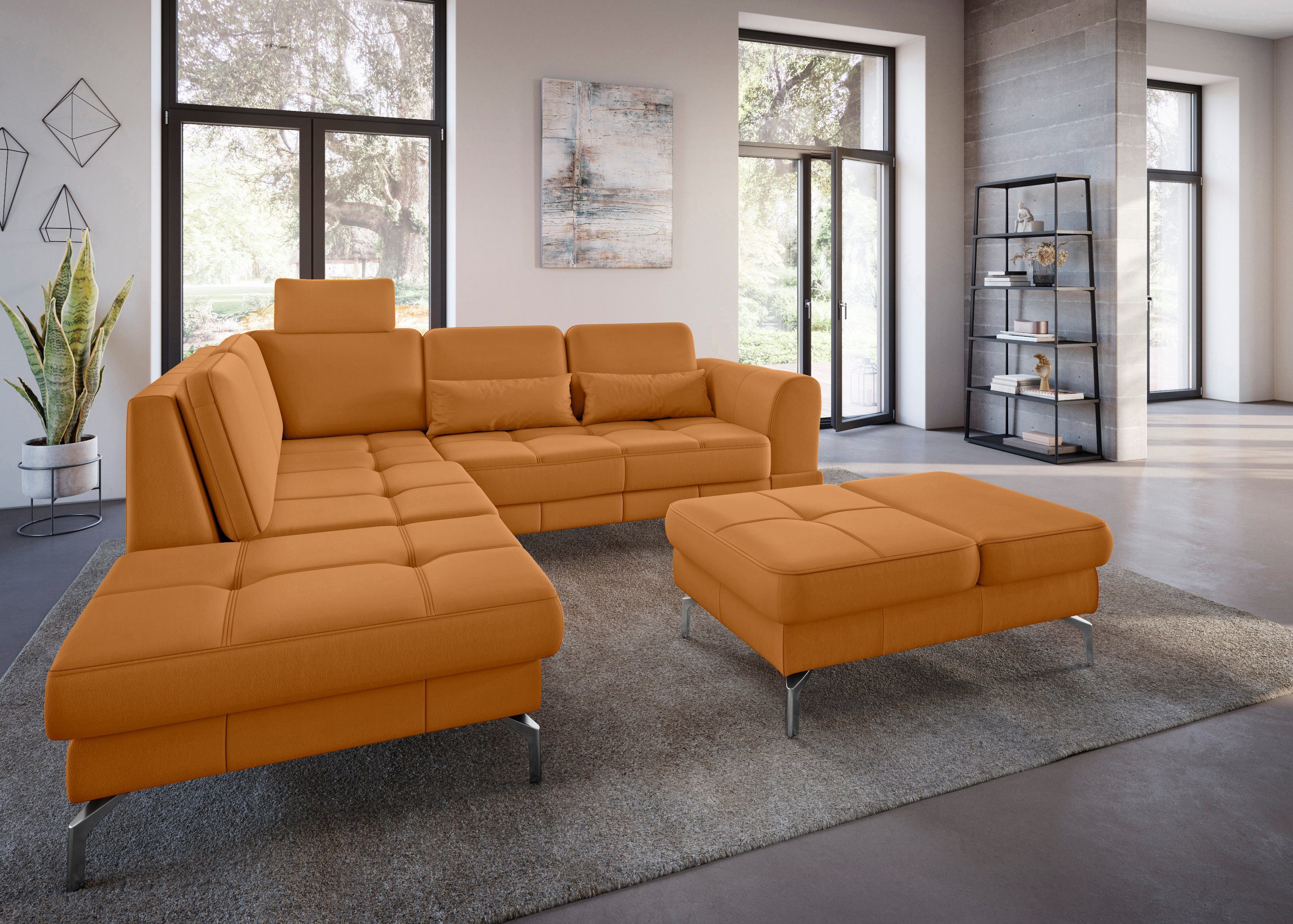 sit&more Hocker Bendigo met inklapfunctie, bodemvrijheid 15 cm, naar keuze in 2 pootkleuren