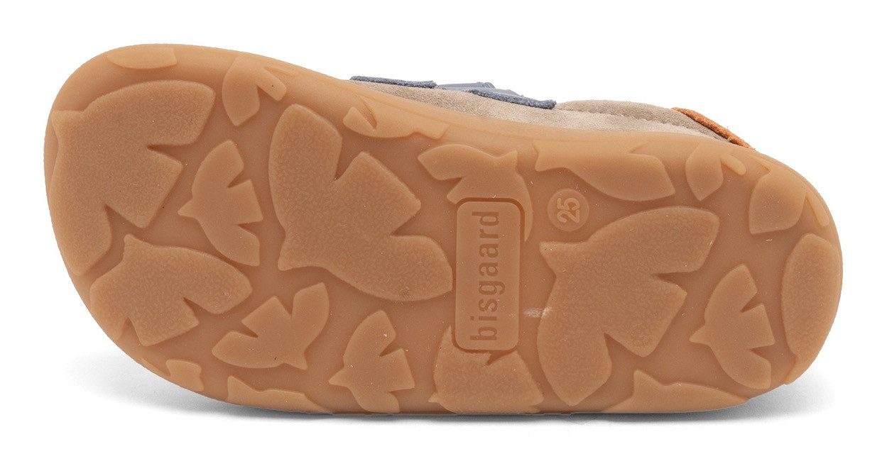 Bisgaard Klittenbandschoenen Barefoot ricco Breedte: normaal , blote voeten schoen, sneaker met leren voering, maat sjabloon te downloaden
