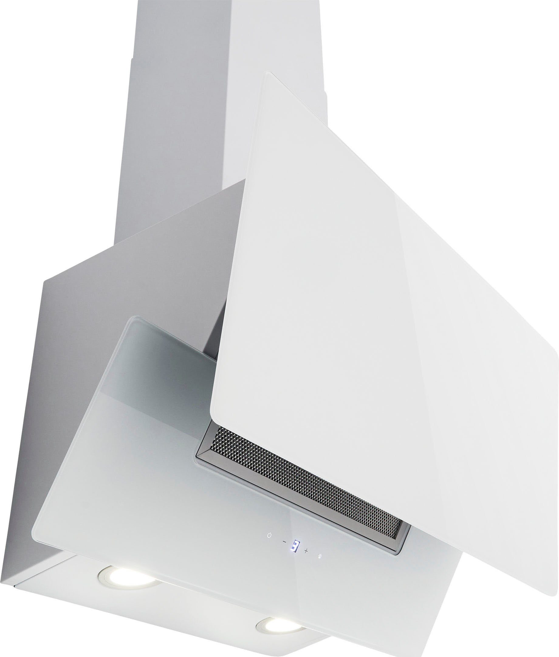 RESPEKTA Schuine wandkap CH 66038-60 WAM 60 cm, 3 vermogensniveaus, led-verlichting, geschikt voor afzuiging en recirculatie