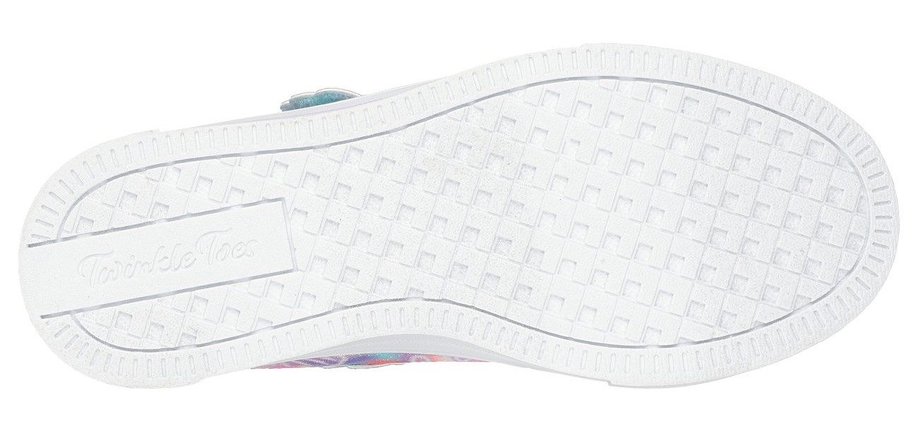 Skechers Kids Sneakers TWINKLE SPARKS , blink-instapschoen met glitters + strass, maat sjabloon te downloaden